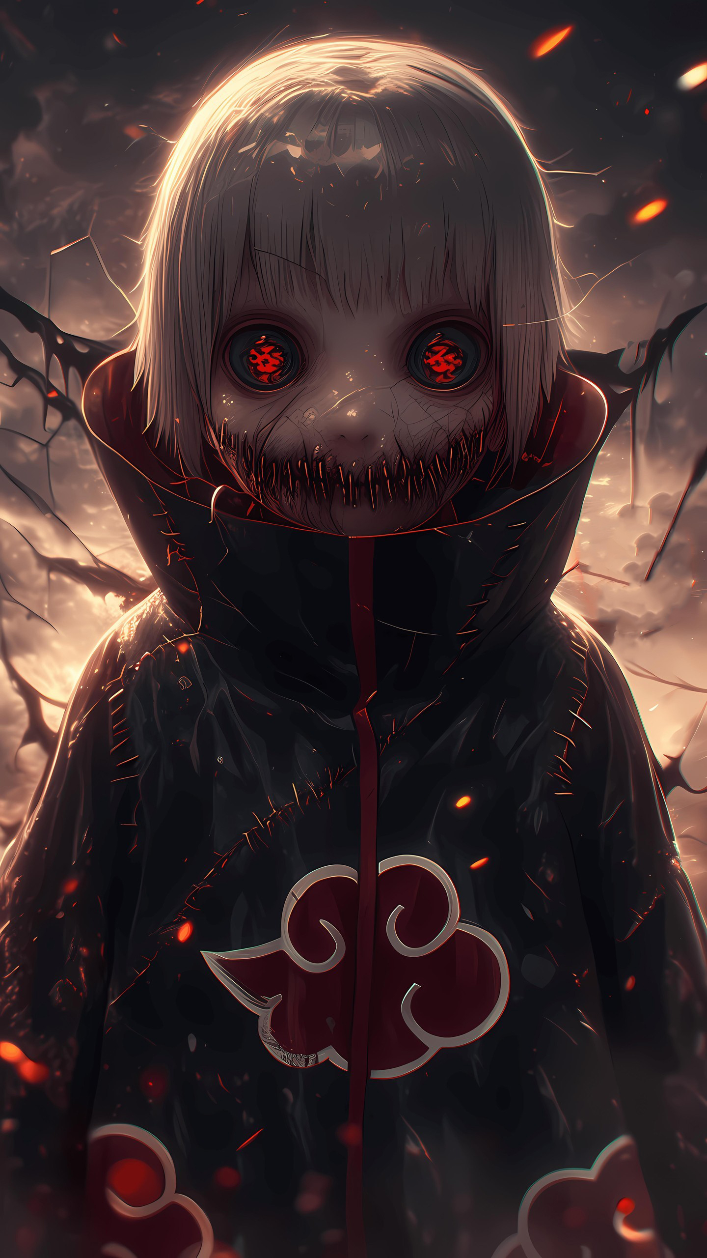 Naruto Anime Wallpaper - Akatsuki Chibi 手機桌布