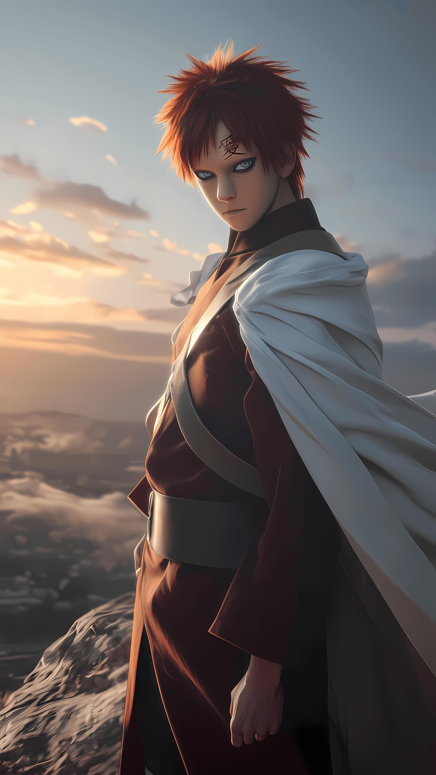 Naruto Anime Wallpaper - Gaara 手机壁纸