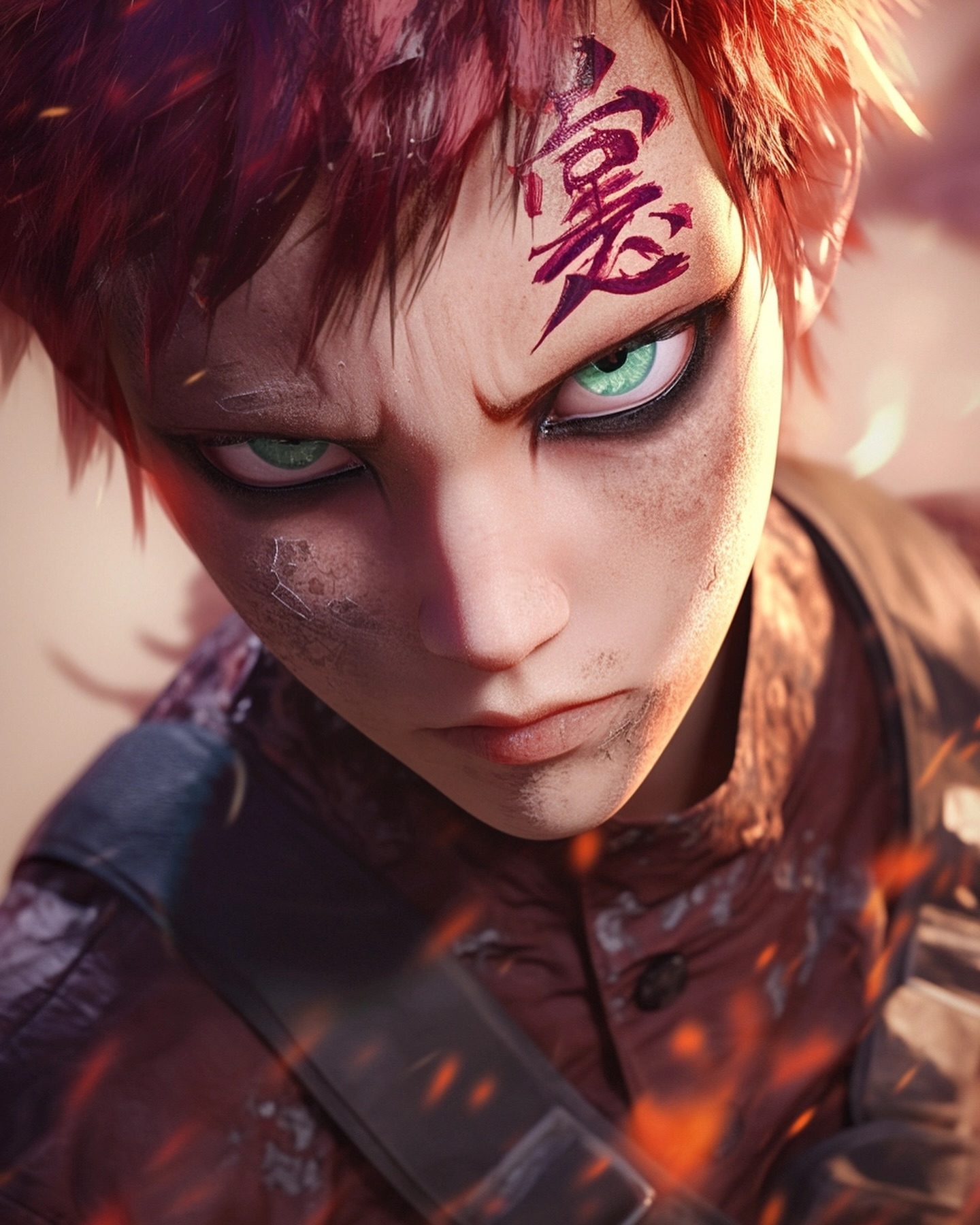 Naruto Anime Wallpaper - Gaara 手机壁纸