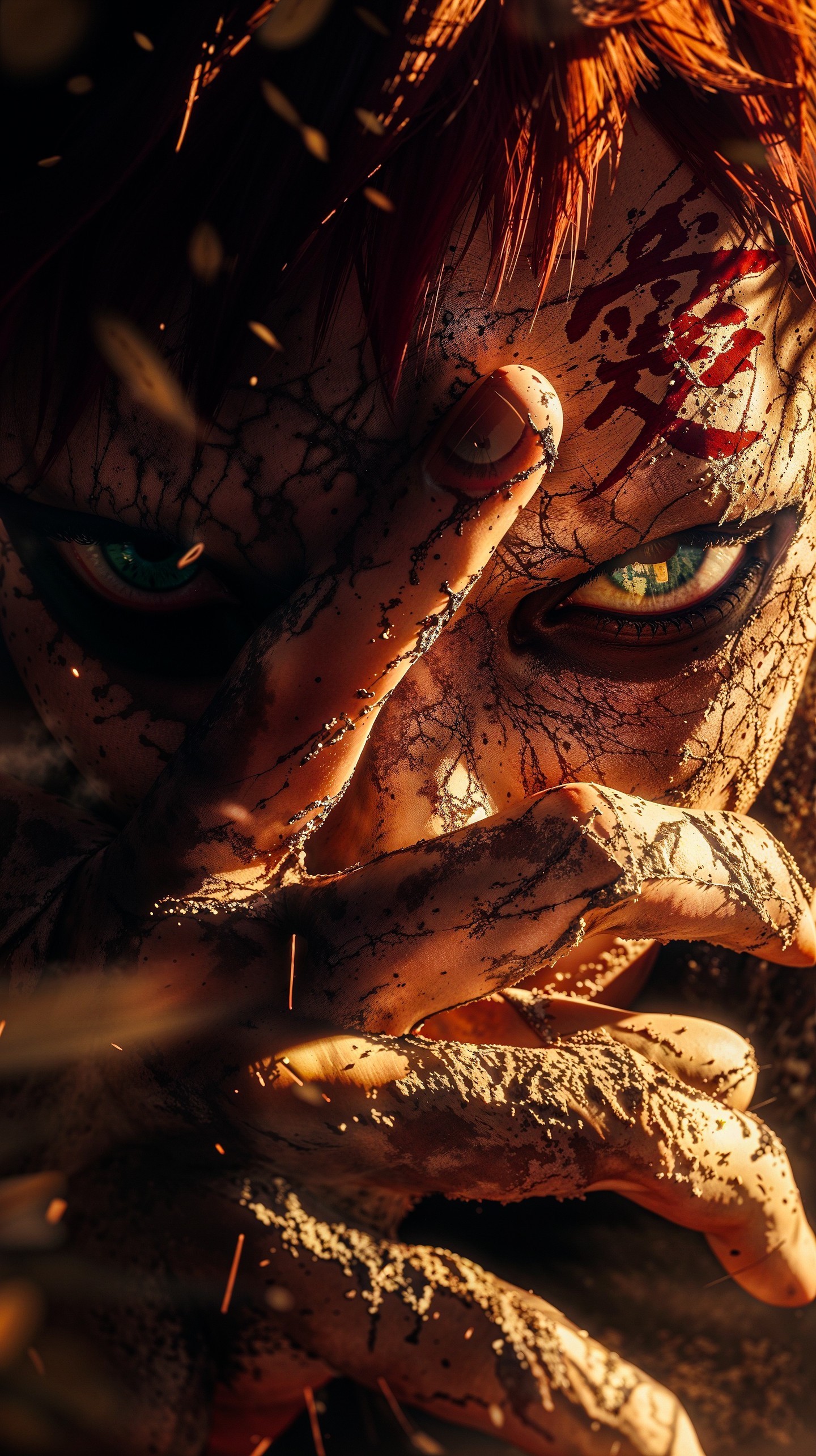 Naruto Anime Wallpaper - Gaara 手机壁纸