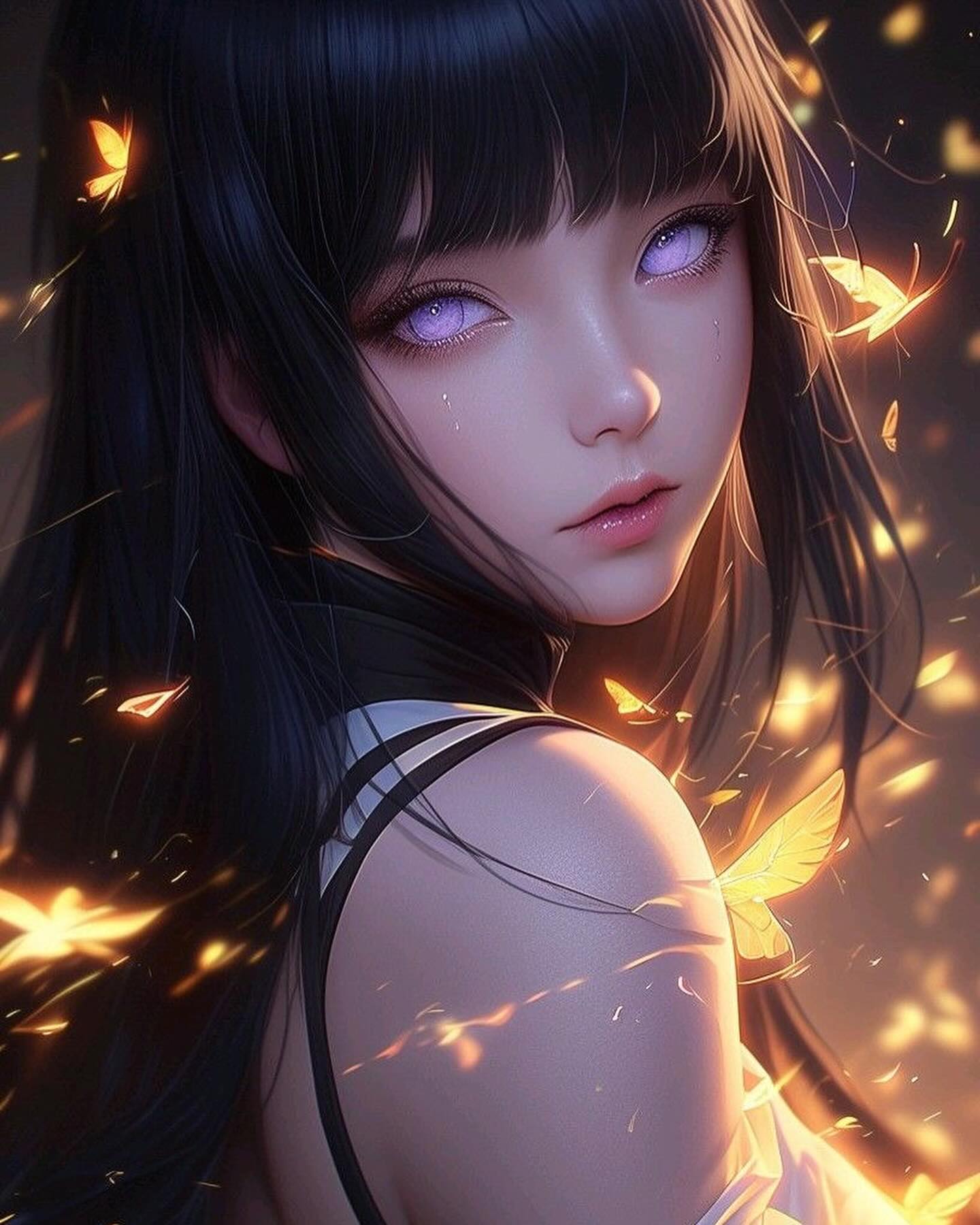 Naruto Anime Wallpaper - Hinata Hyuga mobile wallpaper