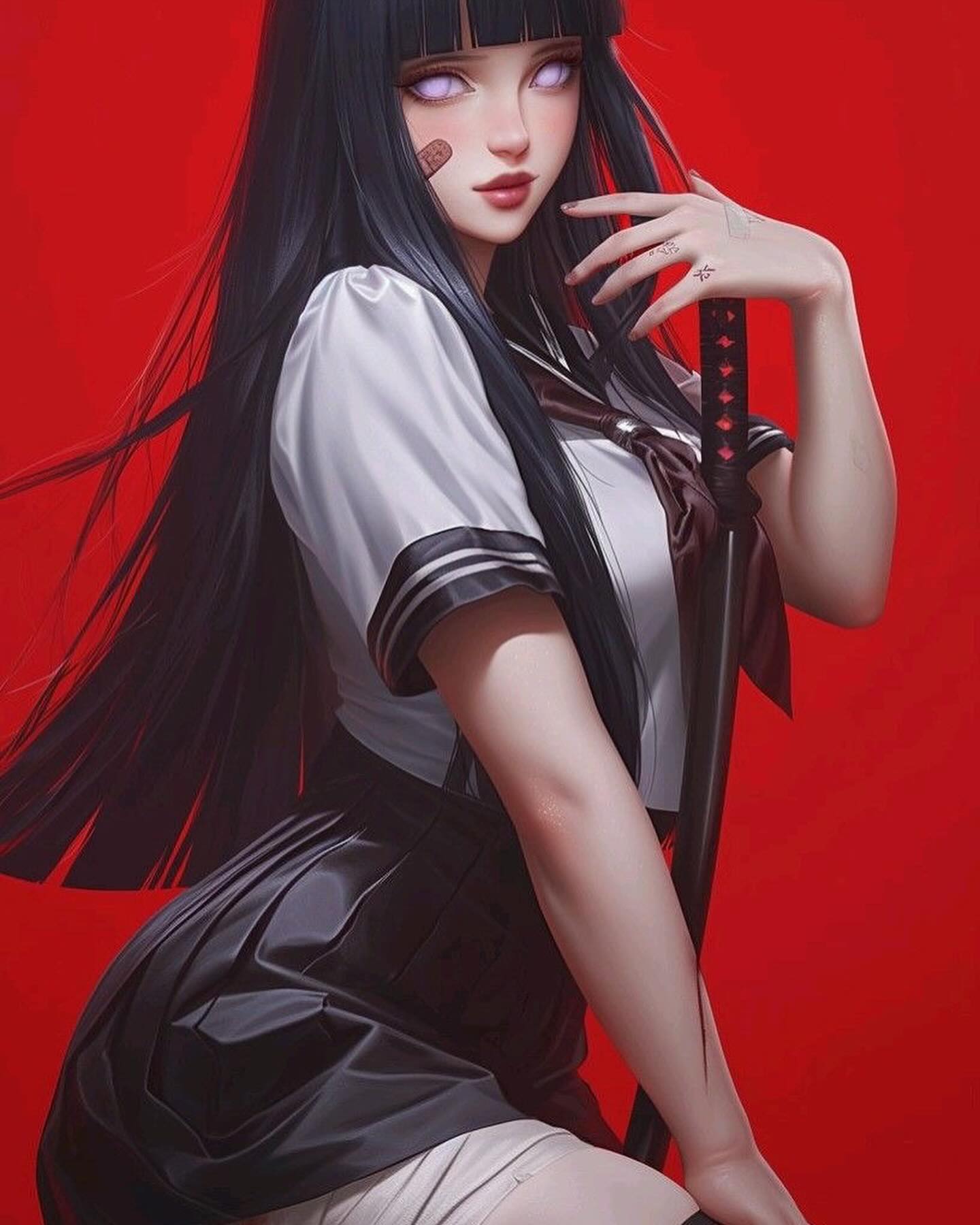 Naruto Anime Wallpaper - Hinata Hyuga mobile wallpaper