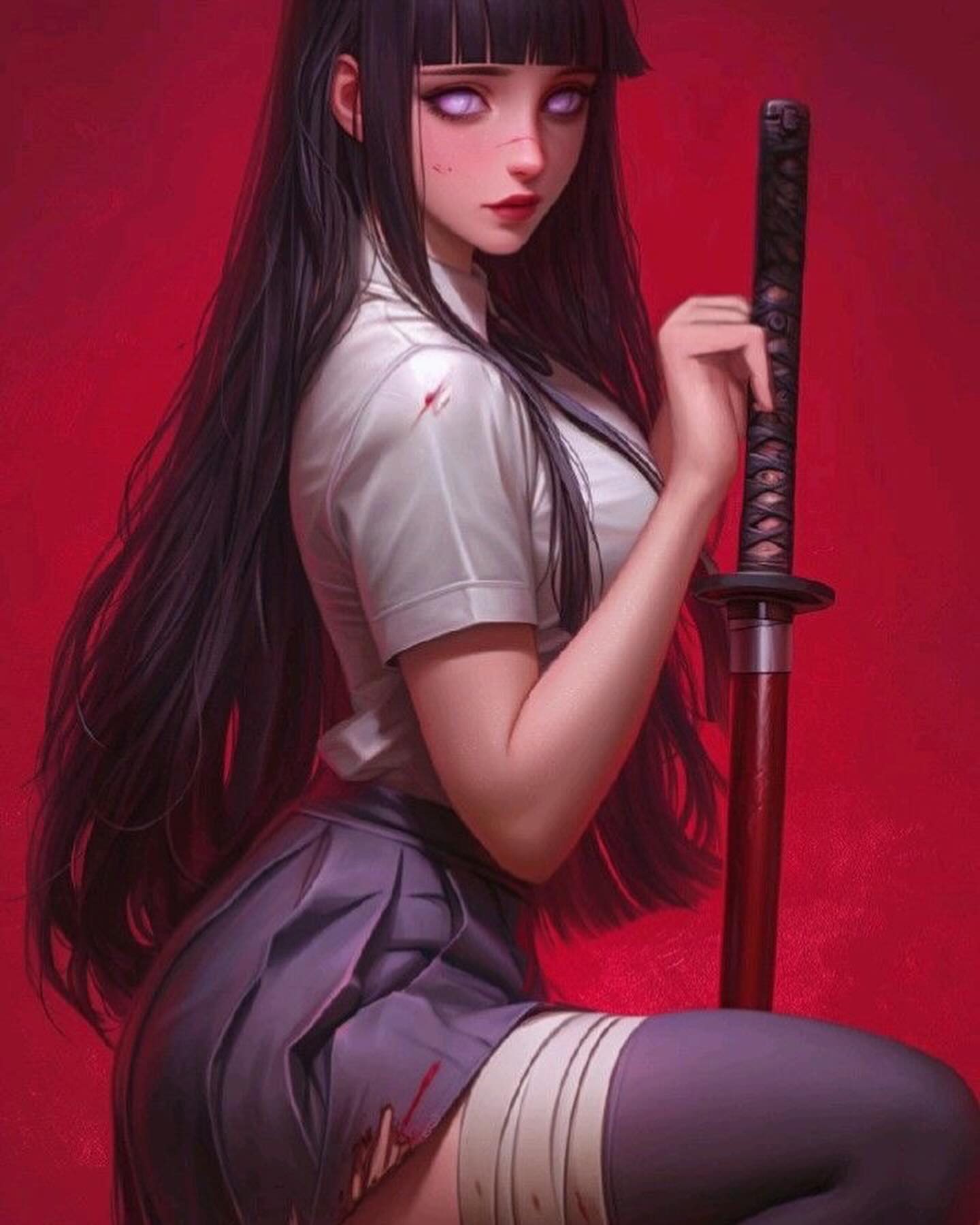 Naruto Anime Wallpaper - Hinata Hyuga mobile wallpaper