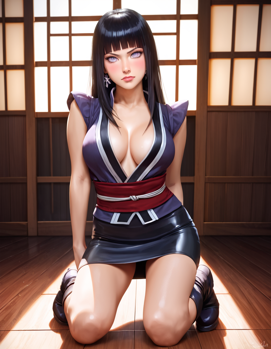 Naruto Anime Wallpaper - Hinata Hyuga mobile wallpaper