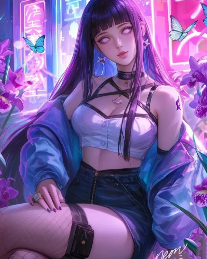 Naruto Anime Wallpaper - Hinata Hyuga mobile wallpaper