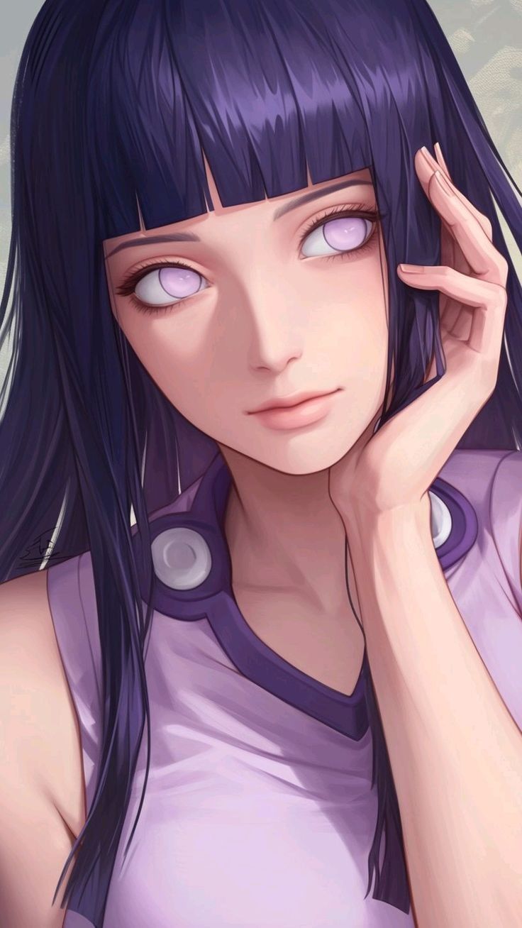 Naruto Anime Wallpaper - Hinata Hyuga mobile wallpaper