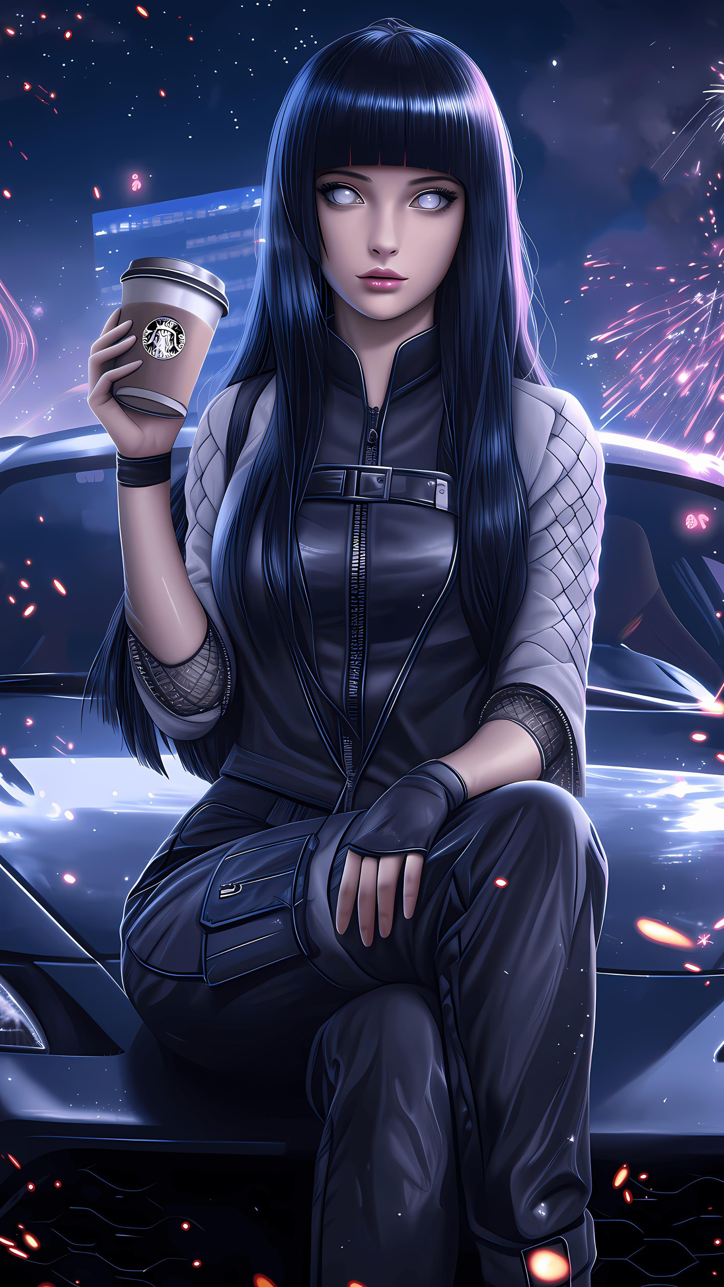 Naruto Anime Wallpaper - Hinata Hyuga mobile wallpaper