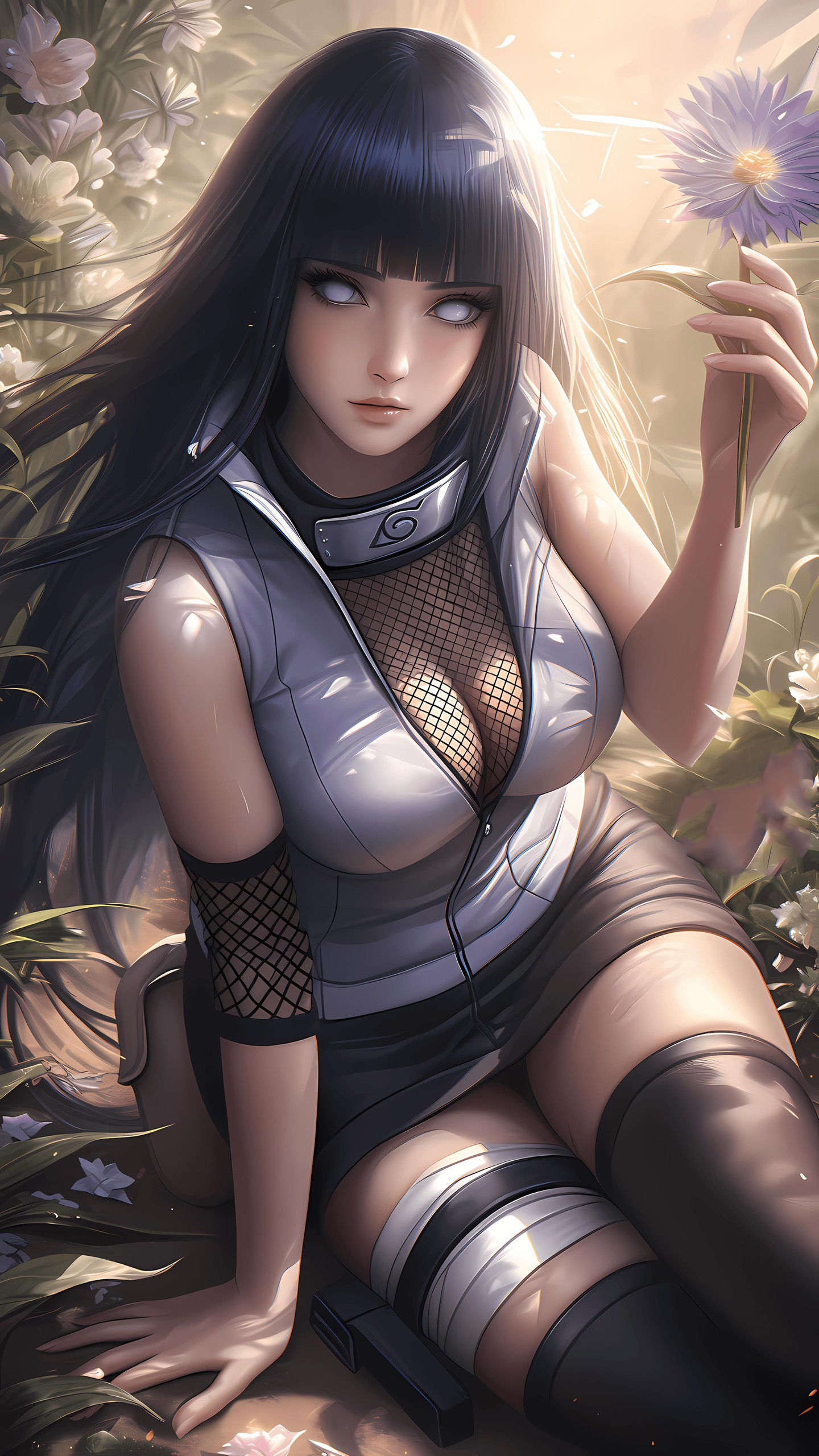 Naruto Anime Wallpaper - Hinata Hyuga mobile wallpaper
