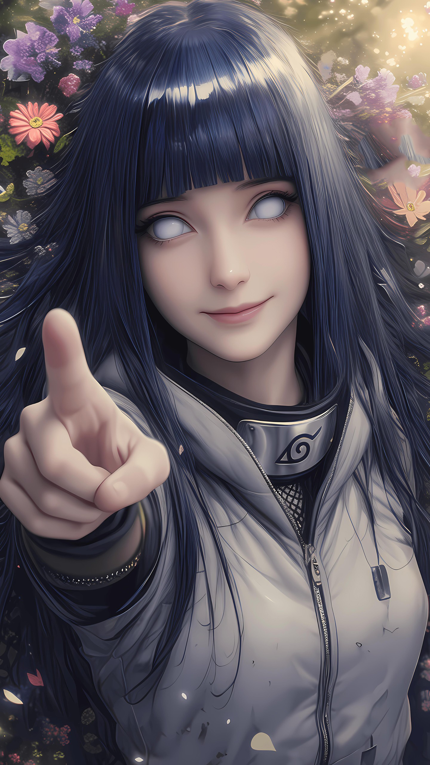 Naruto Anime Wallpaper - Hinata Hyuga mobile wallpaper