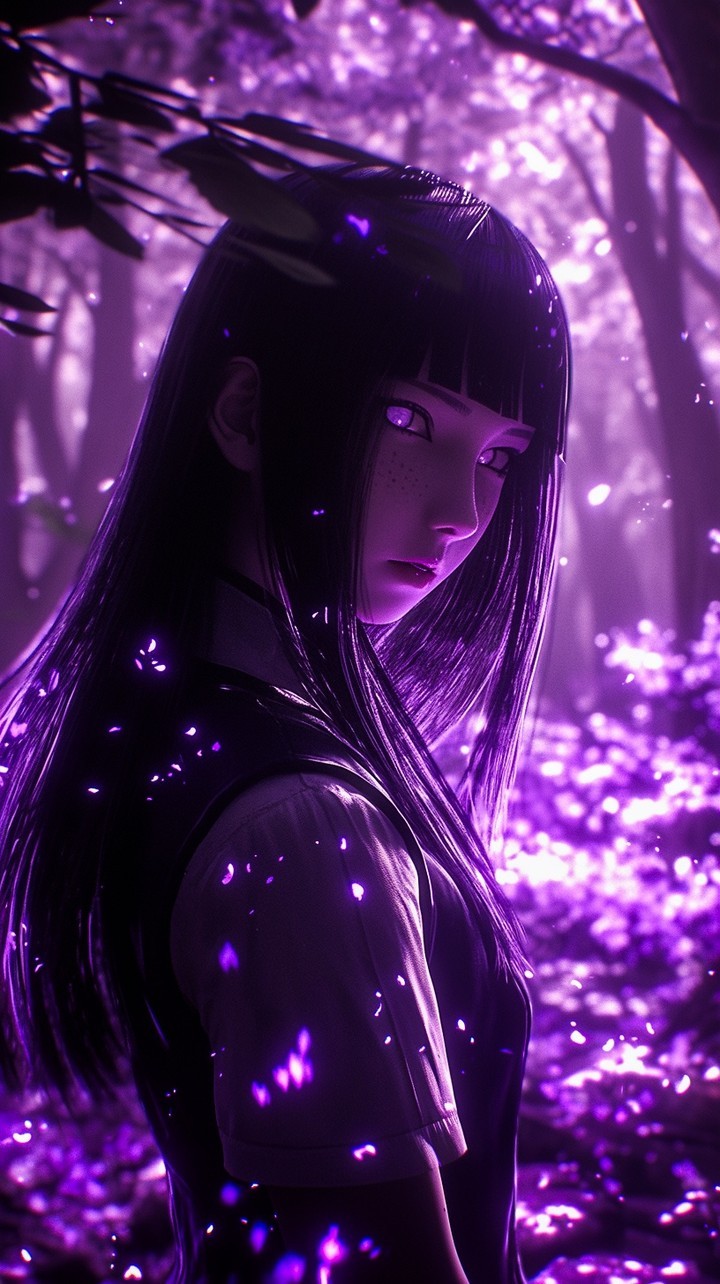 Naruto Anime Wallpaper - Hinata Hyuga mobile wallpaper