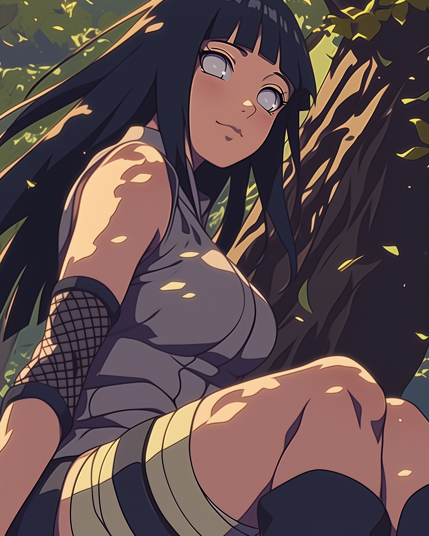 Naruto Anime Wallpaper - Hinata Hyuga mobile wallpaper