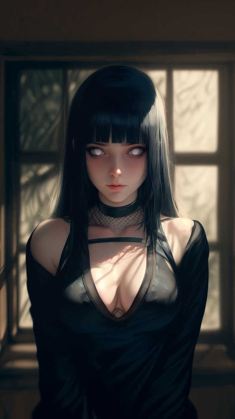 Naruto Anime Wallpaper - Hinata Hyuga mobile wallpaper