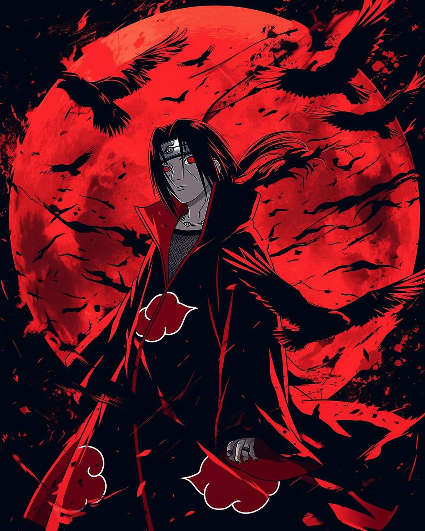 Naruto Anime Wallpaper - Itachi Uchiha 手机壁纸
