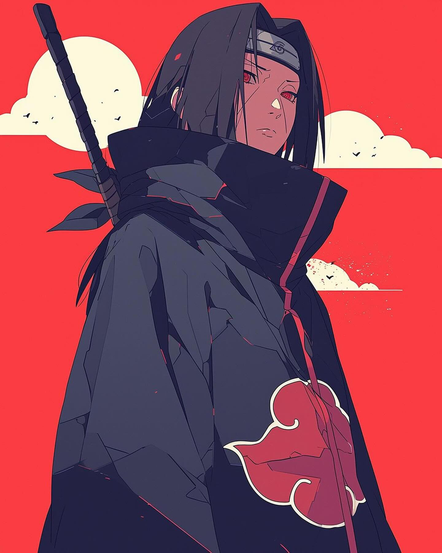 Naruto Anime Wallpaper - Itachi Uchiha 手机壁纸