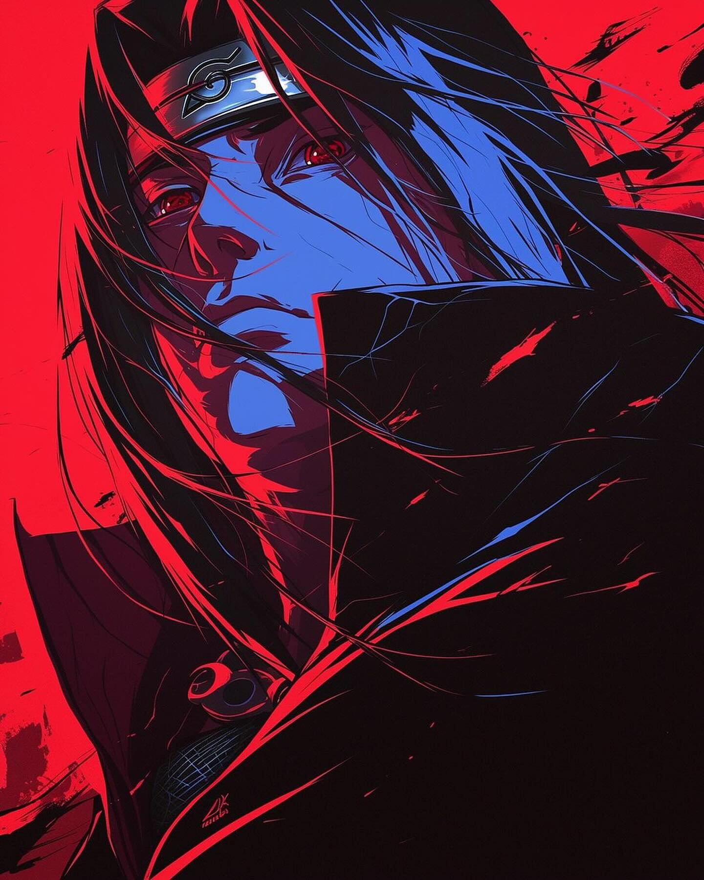 Naruto Anime Wallpaper - Itachi Uchiha 手机壁纸