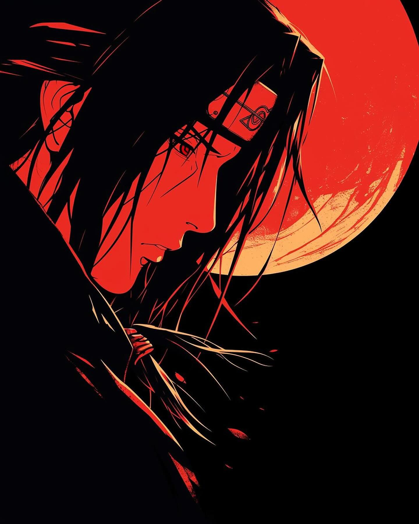 Naruto Anime Wallpaper - Itachi Uchiha 手机壁纸