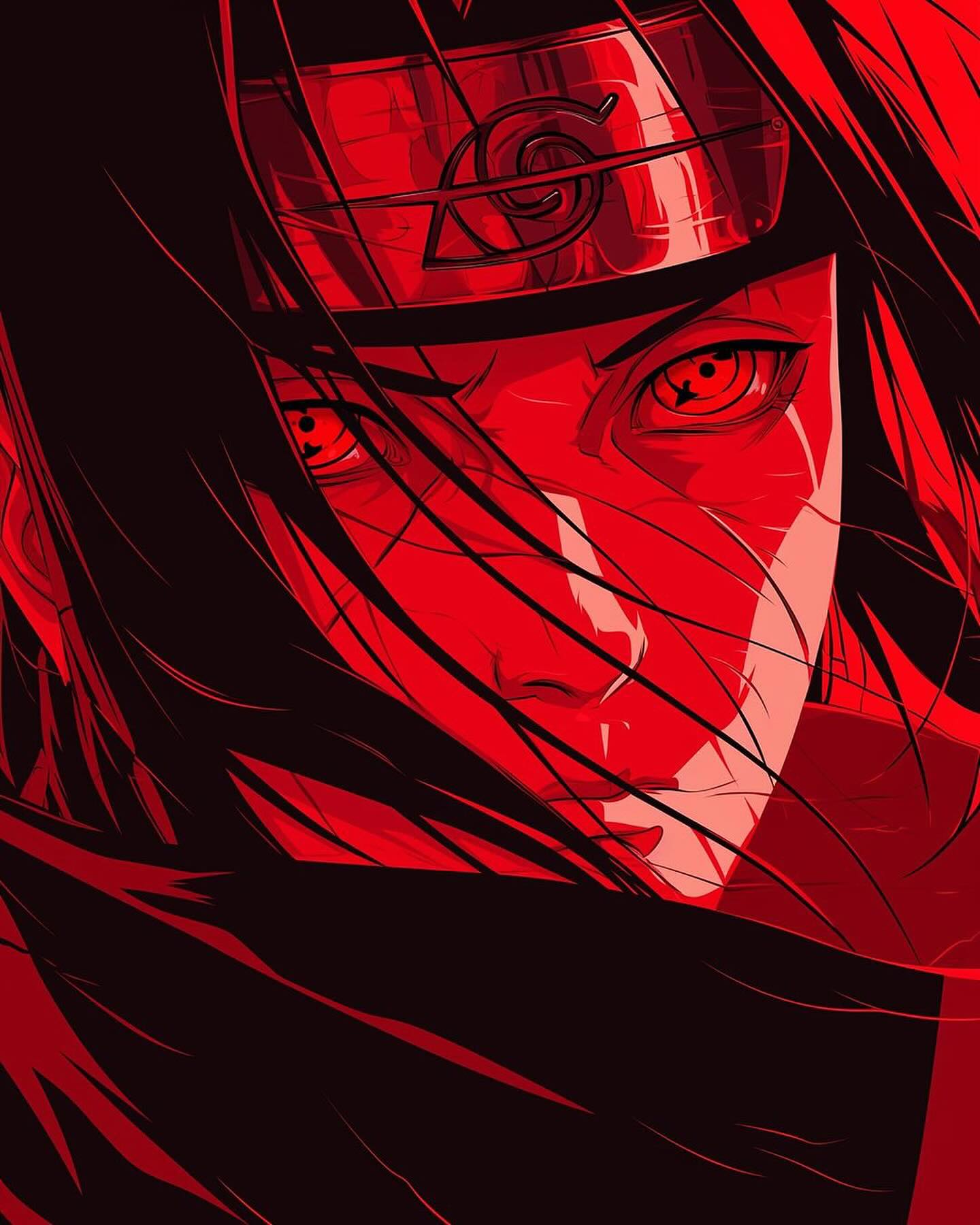 Naruto Anime Wallpaper - Itachi Uchiha 手机壁纸