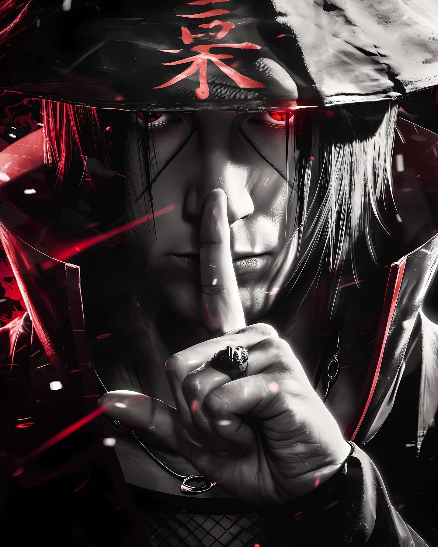 Naruto Anime Wallpaper - Itachi Uchiha 手机壁纸