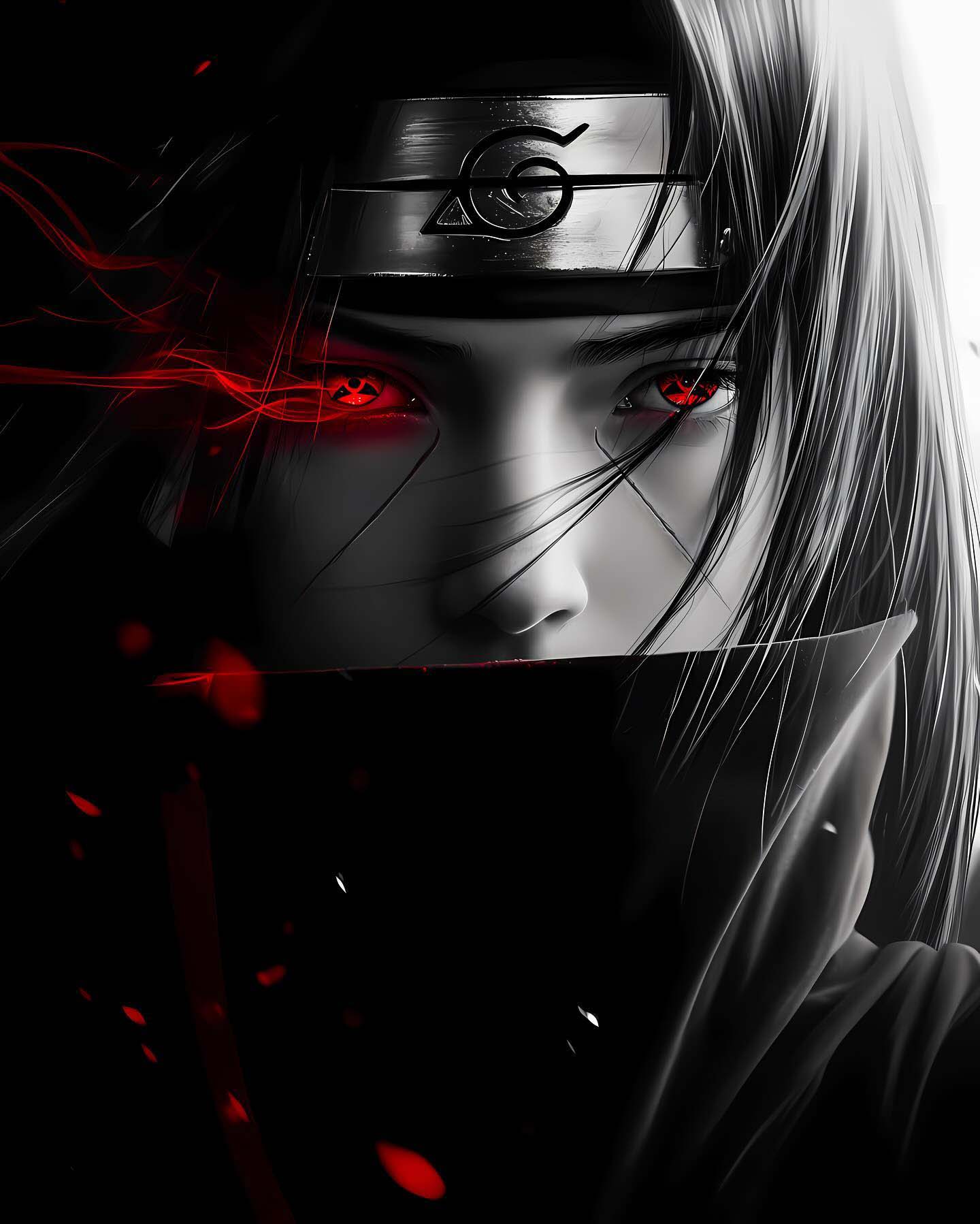 Naruto Anime Wallpaper - Itachi Uchiha 手机壁纸