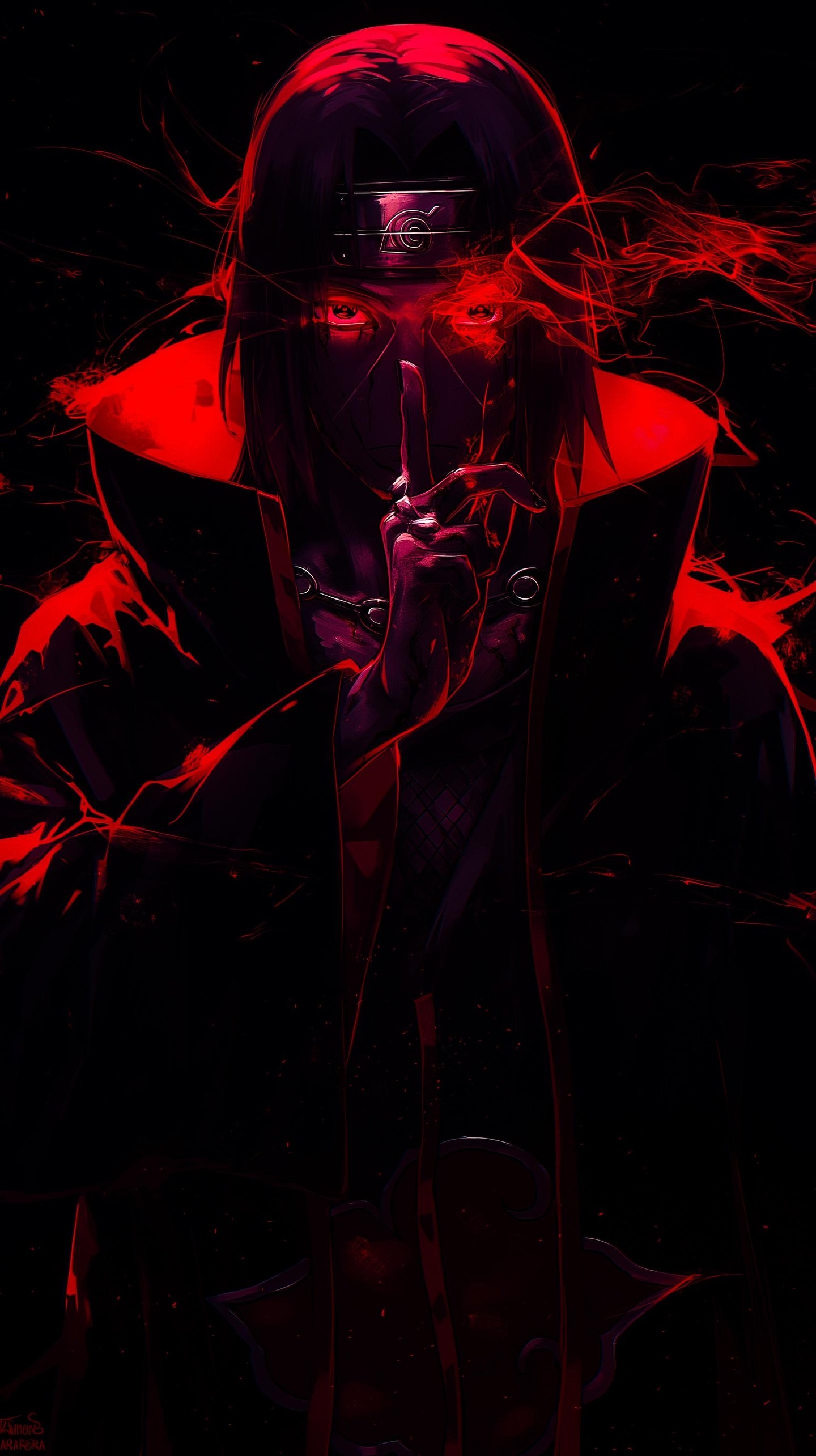 Naruto Anime Wallpaper - Itachi Uchiha 手机壁纸