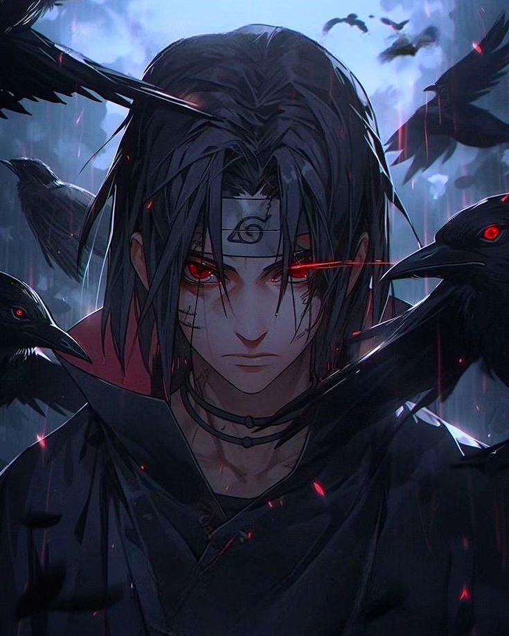 Naruto Anime Wallpaper - Itachi Uchiha 手机壁纸