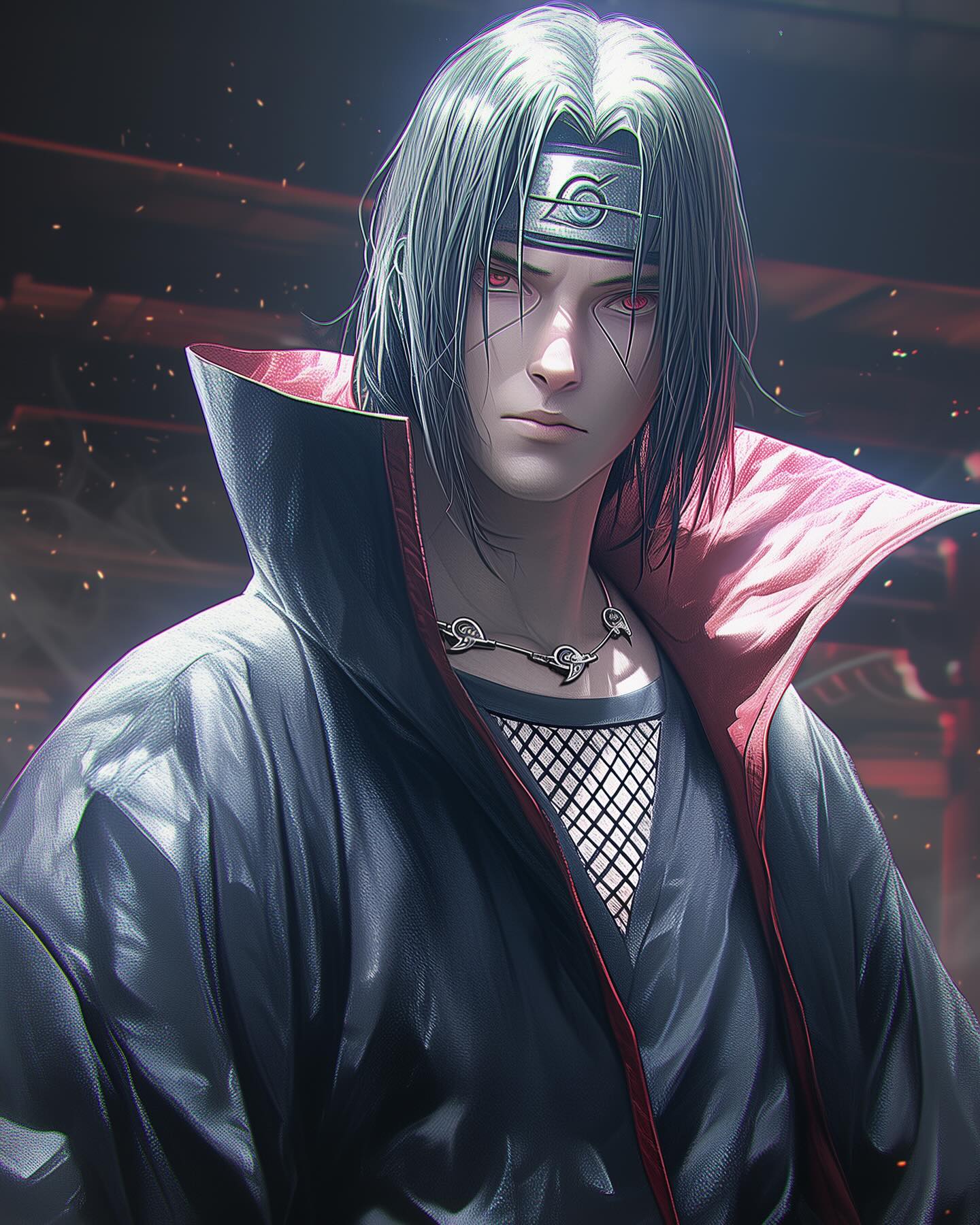 Naruto Anime Wallpaper - Itachi Uchiha 手机壁纸