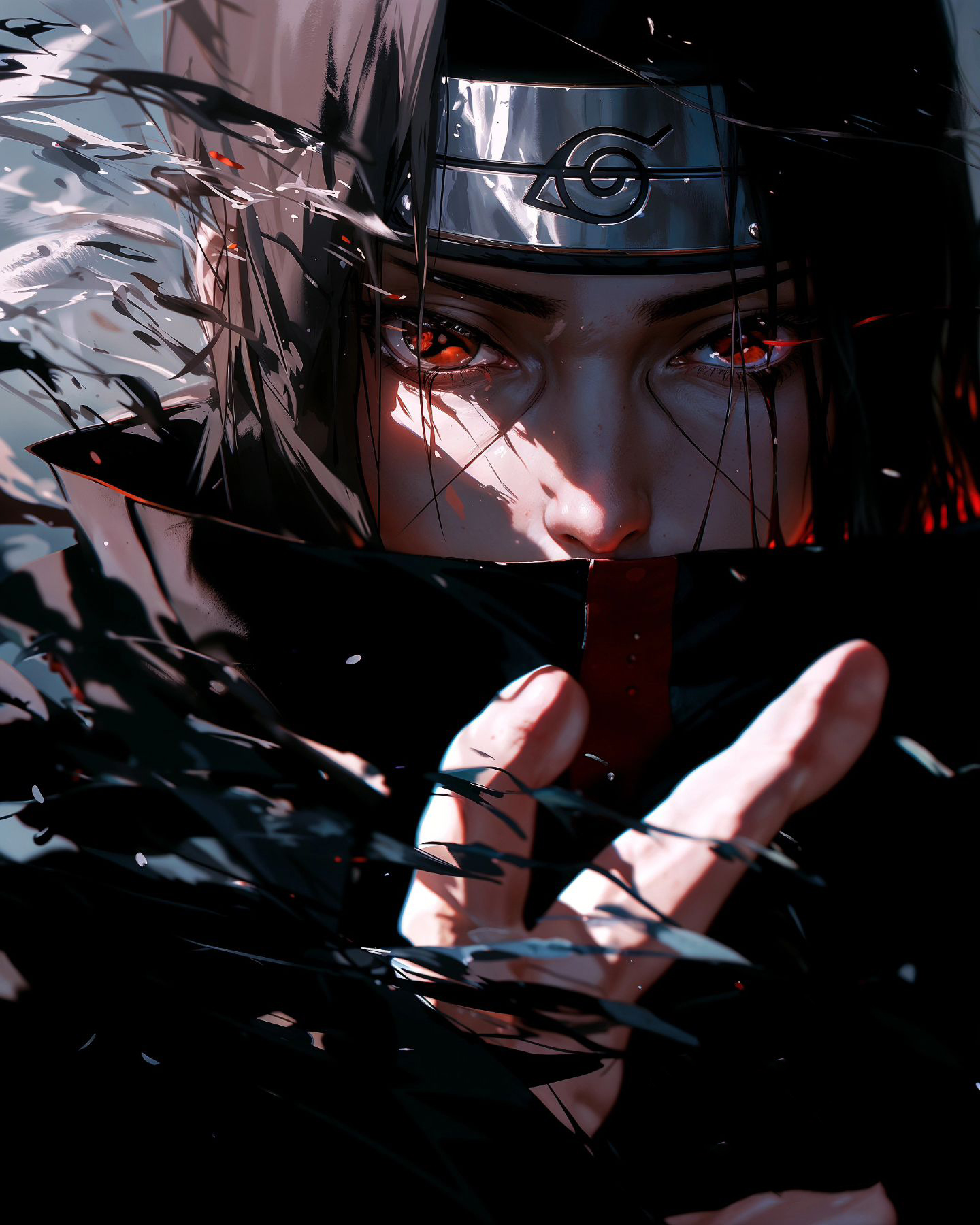 Naruto Anime Wallpaper - Itachi Uchiha 手机壁纸