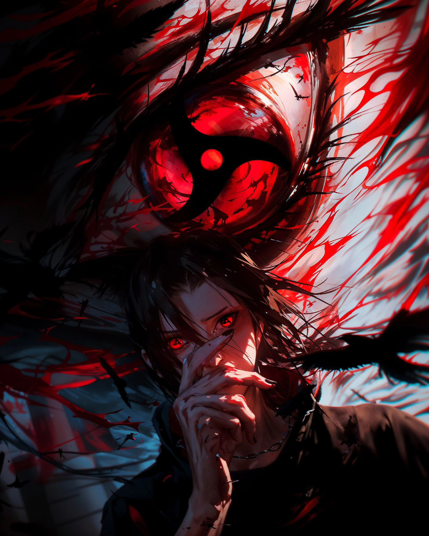 Naruto Anime Wallpaper - Itachi Uchiha 手机壁纸