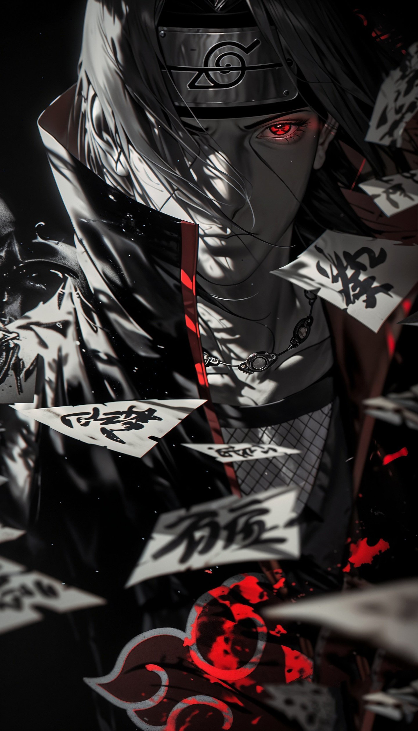 Naruto Anime Wallpaper - Itachi Uchiha 手机壁纸