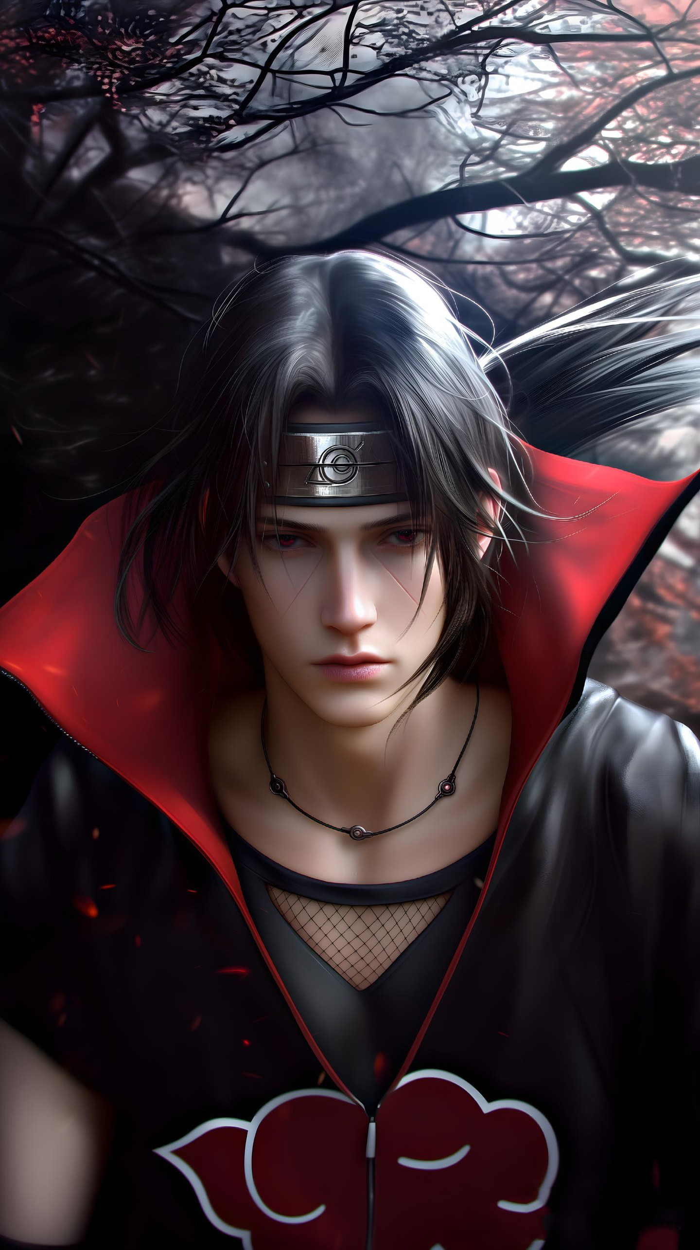 Naruto Anime Wallpaper - Itachi Uchiha 手机壁纸
