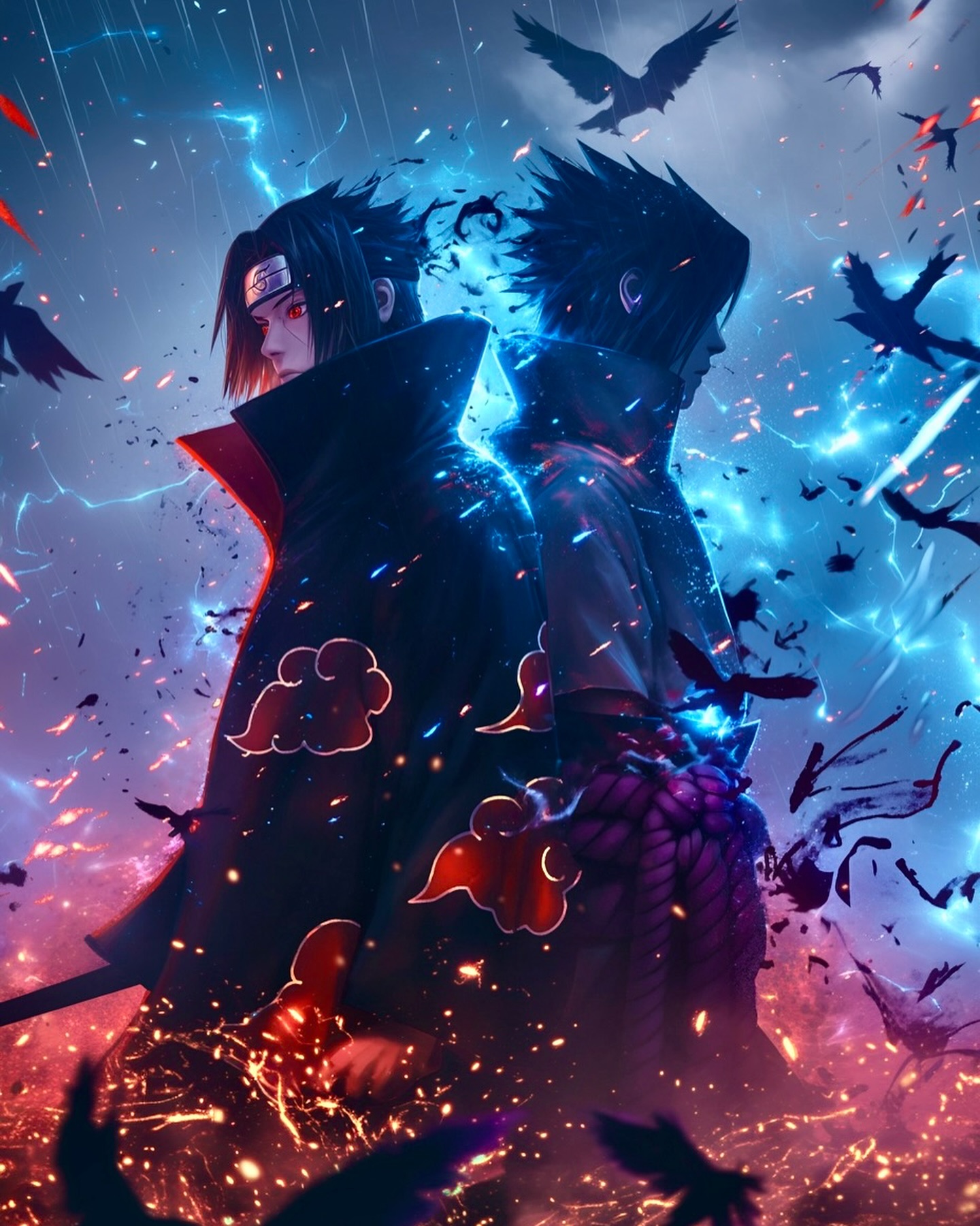 Naruto Anime Wallpaper - Itachi Uchiha 手机壁纸