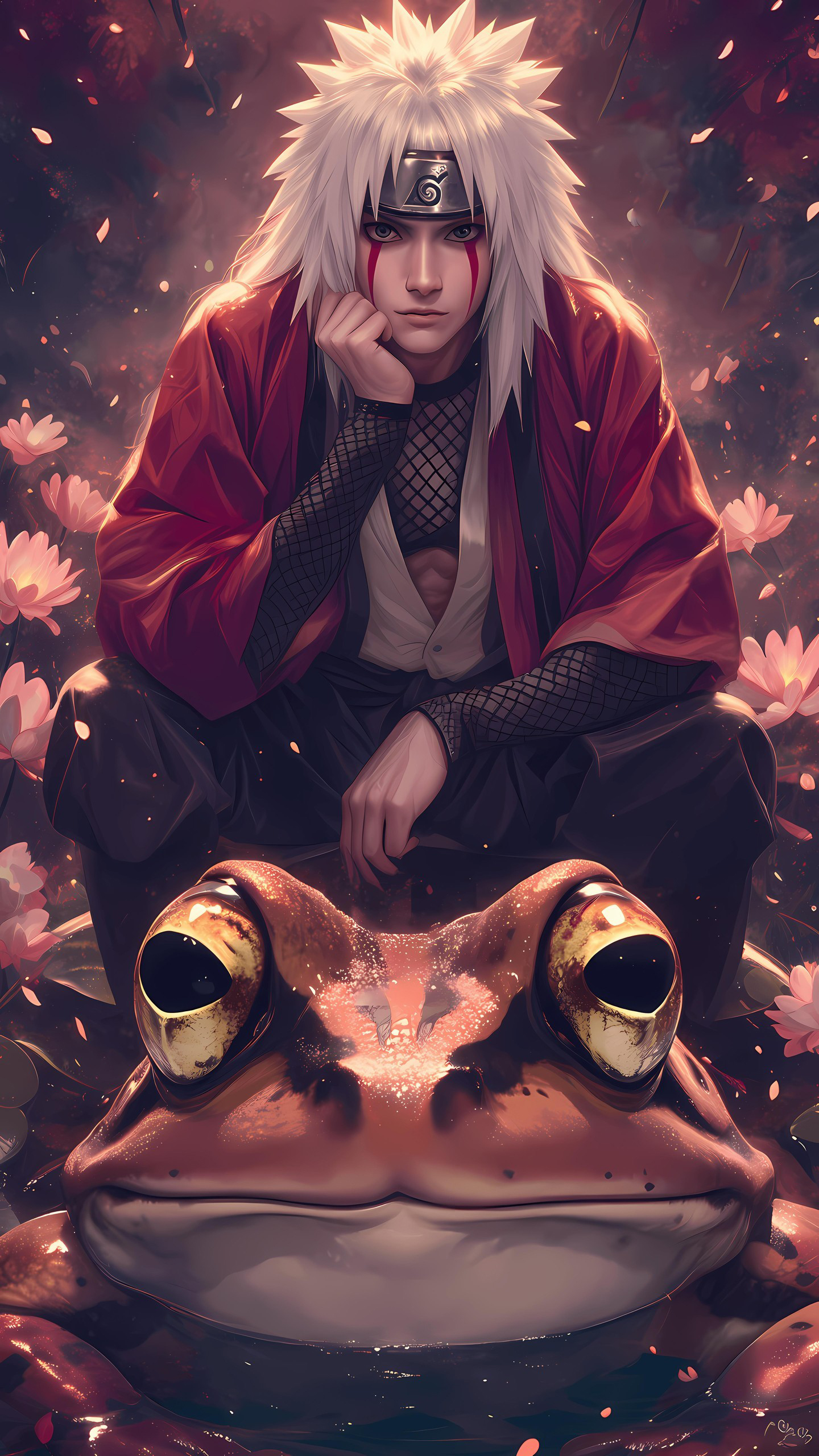 Naruto Anime Wallpaper - Jiraiya 手機桌布