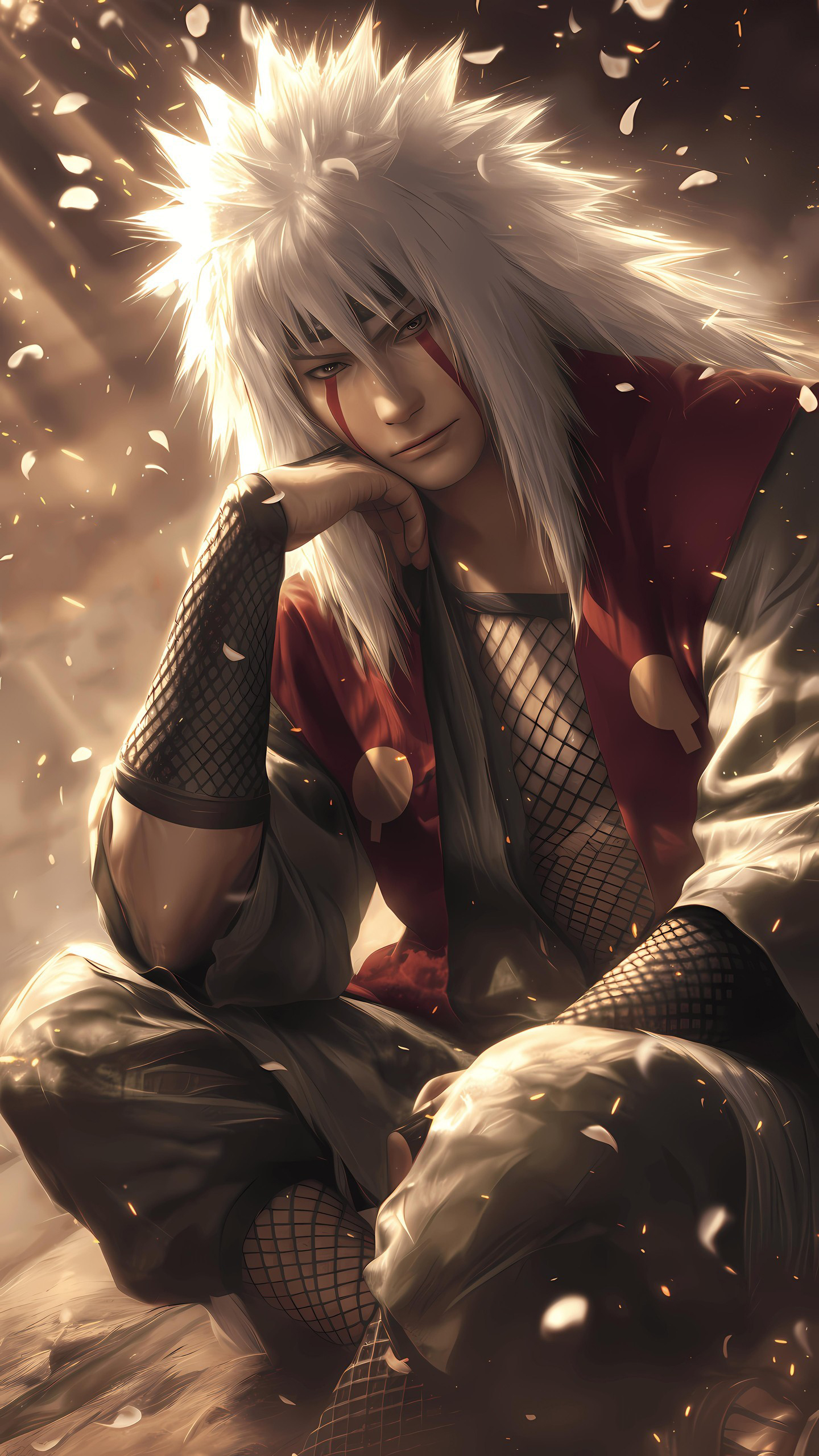 Naruto Anime Wallpaper - Jiraiya 手機桌布