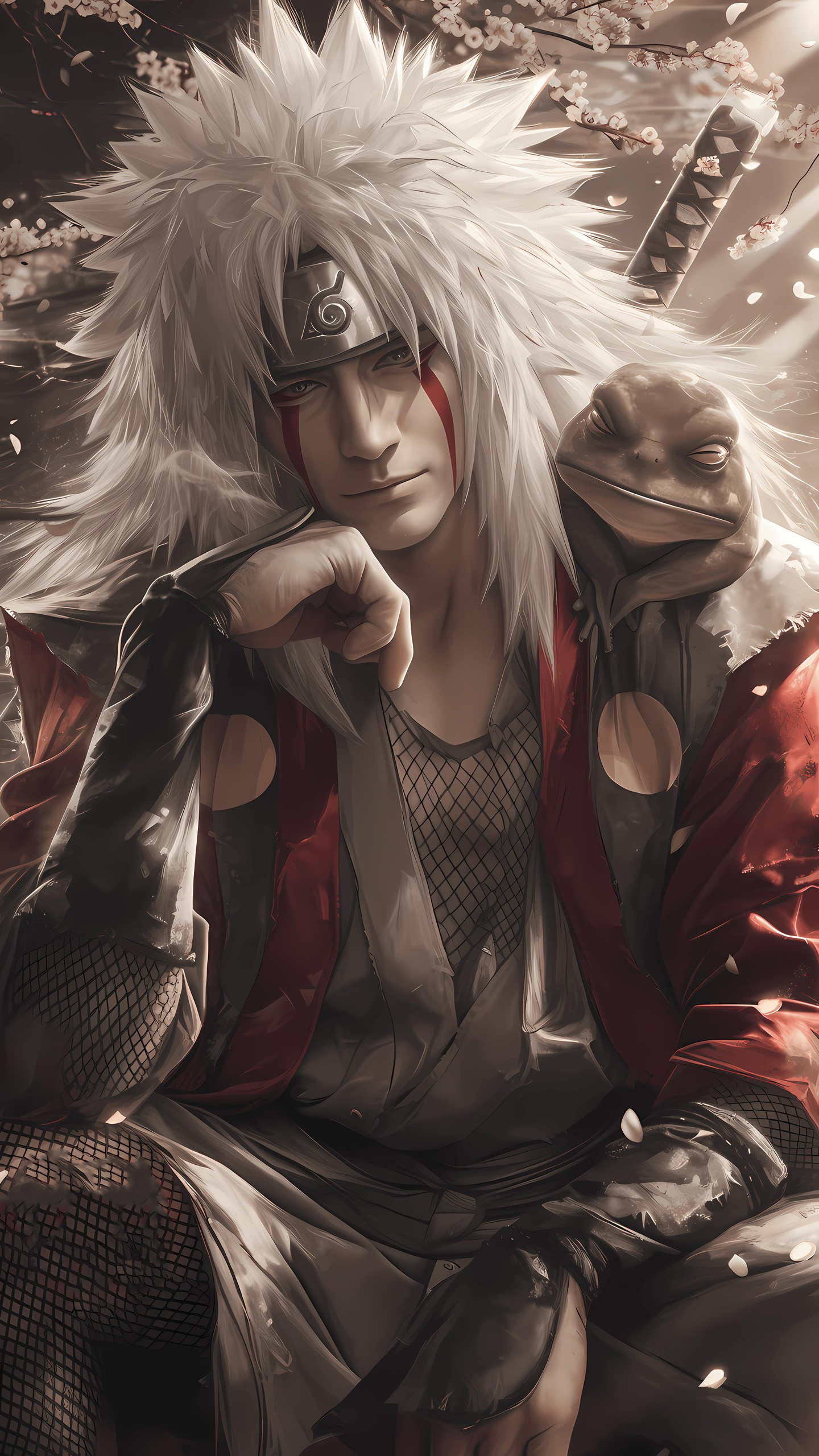 Naruto Anime Wallpaper - Jiraiya 手機桌布