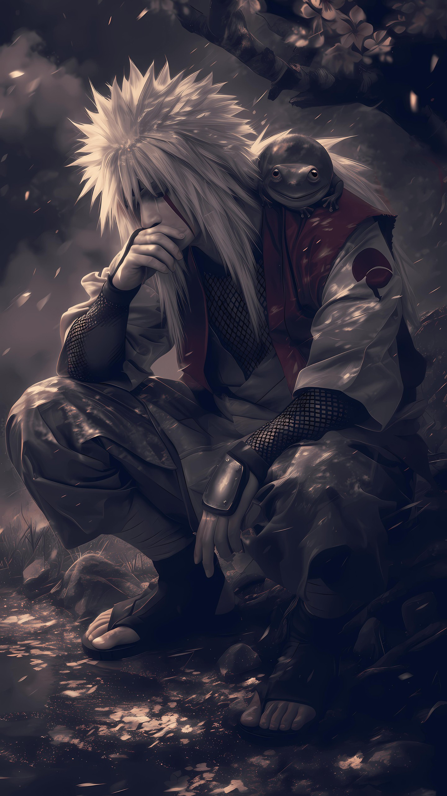 Naruto Anime Wallpaper - Jiraiya 手機桌布