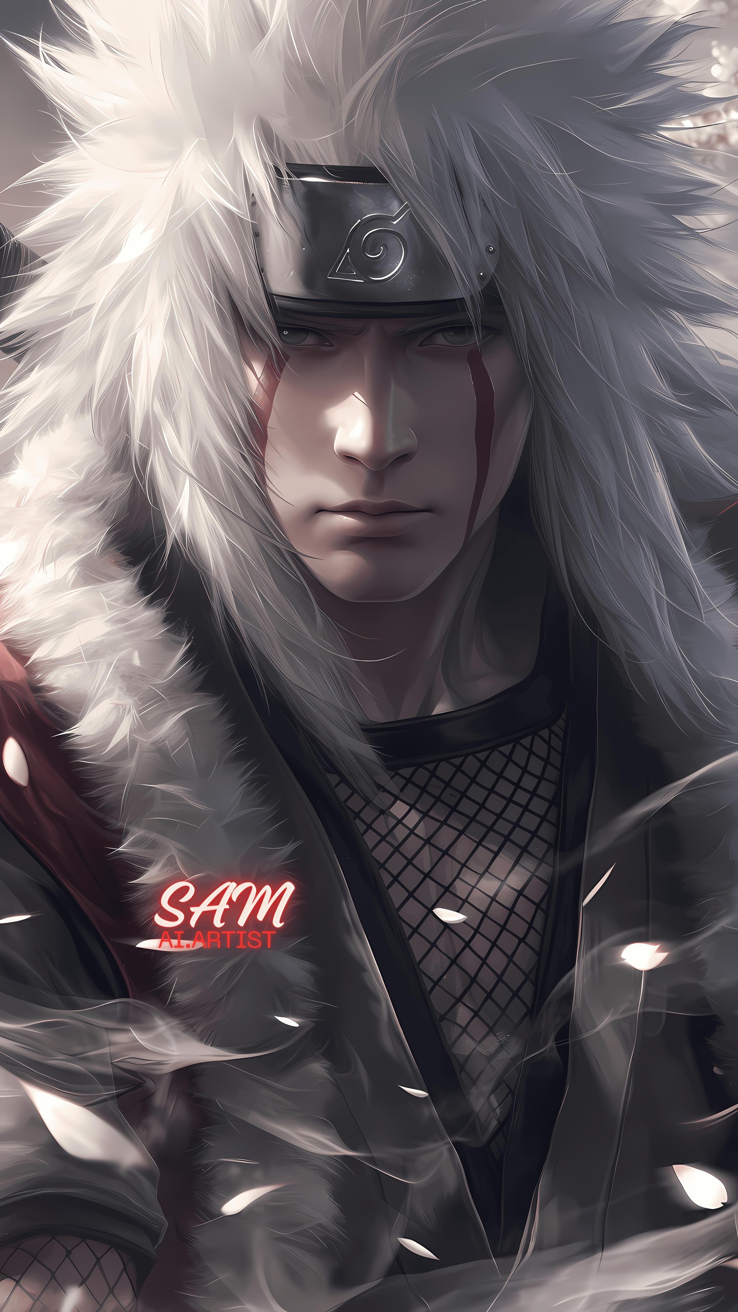 Naruto Anime Wallpaper - Jiraiya 手機桌布
