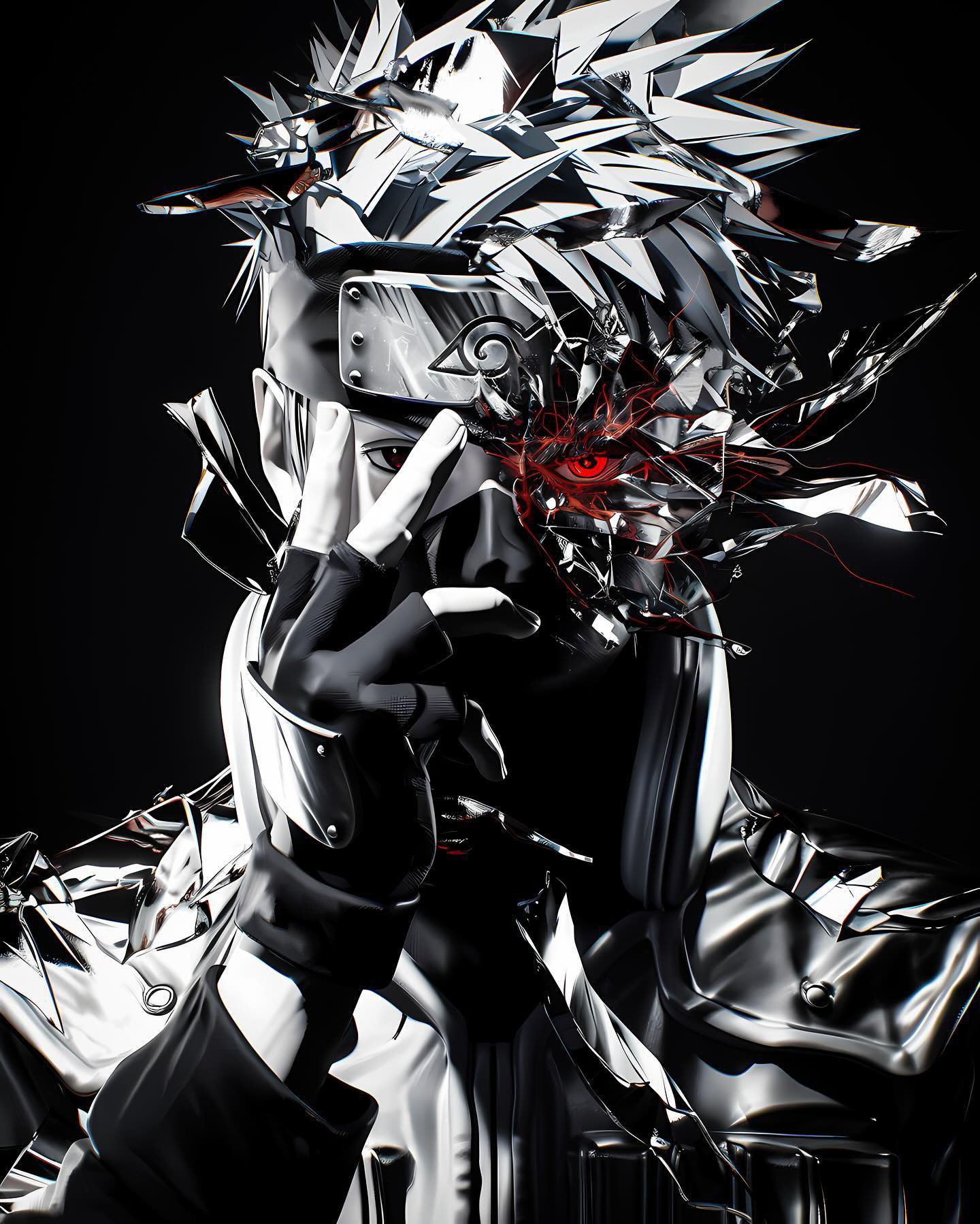 Naruto Anime Wallpaper - Kakashi Hatake mobile wallpaper