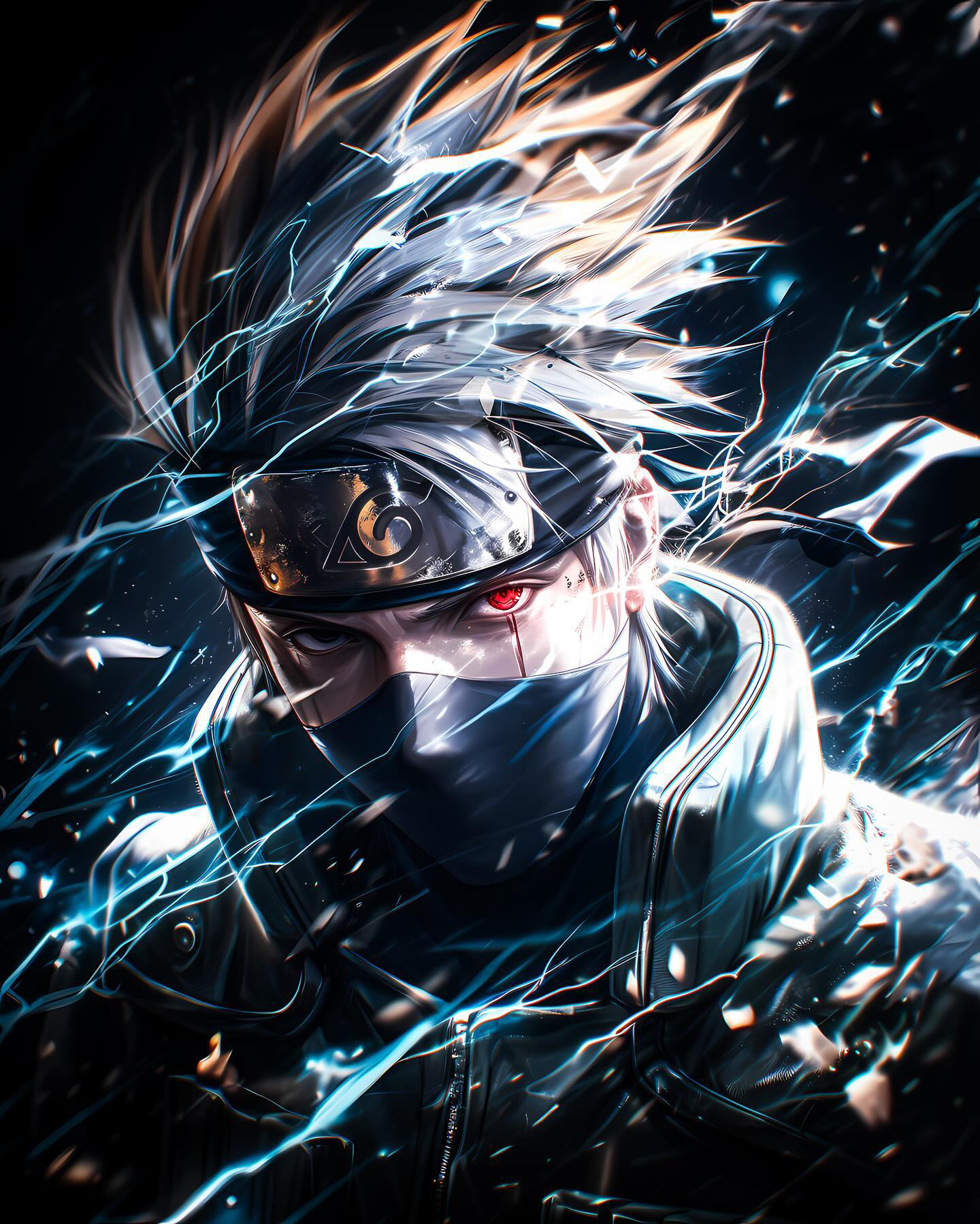Naruto Anime Wallpaper - Kakashi Hatake mobile wallpaper