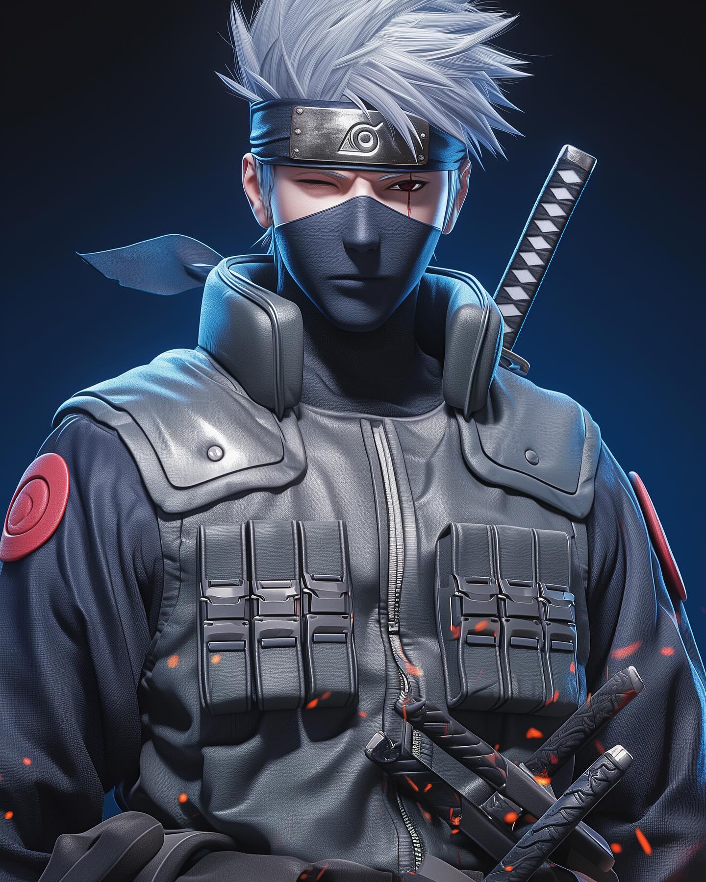Naruto Anime Wallpaper - Kakashi Hatake mobile wallpaper