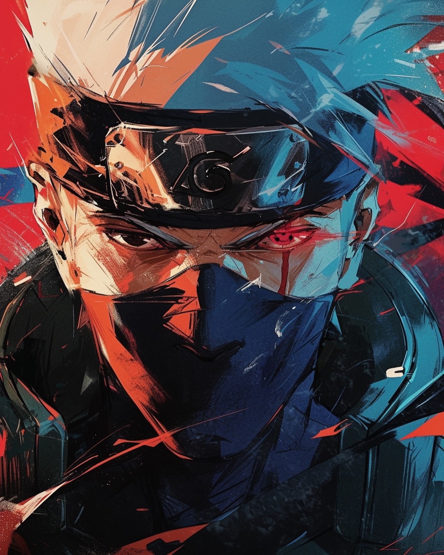 Naruto Anime Wallpaper - Kakashi Hatake mobile wallpaper