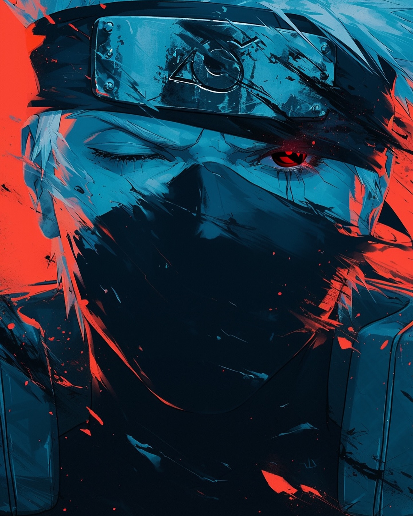Naruto Anime Wallpaper - Kakashi Hatake mobile wallpaper