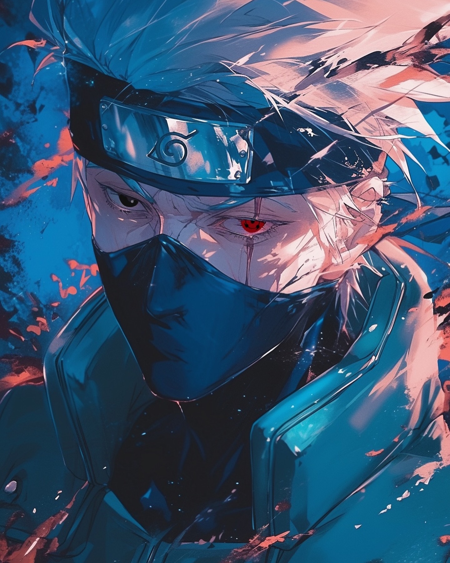 Naruto Anime Wallpaper - Kakashi Hatake mobile wallpaper