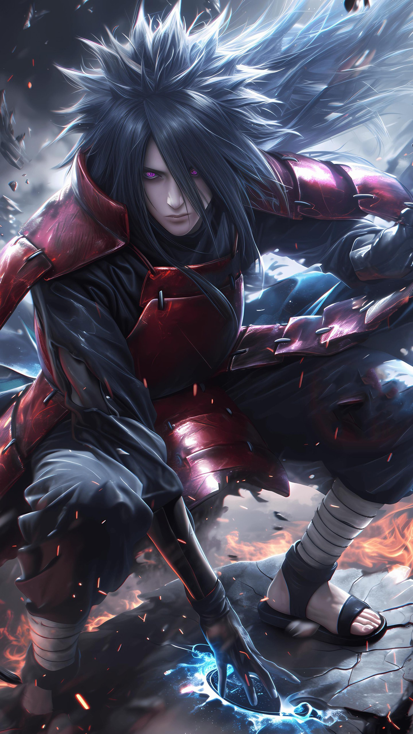 Naruto Anime Wallpaper - Madara Uchiha mobile wallpaper