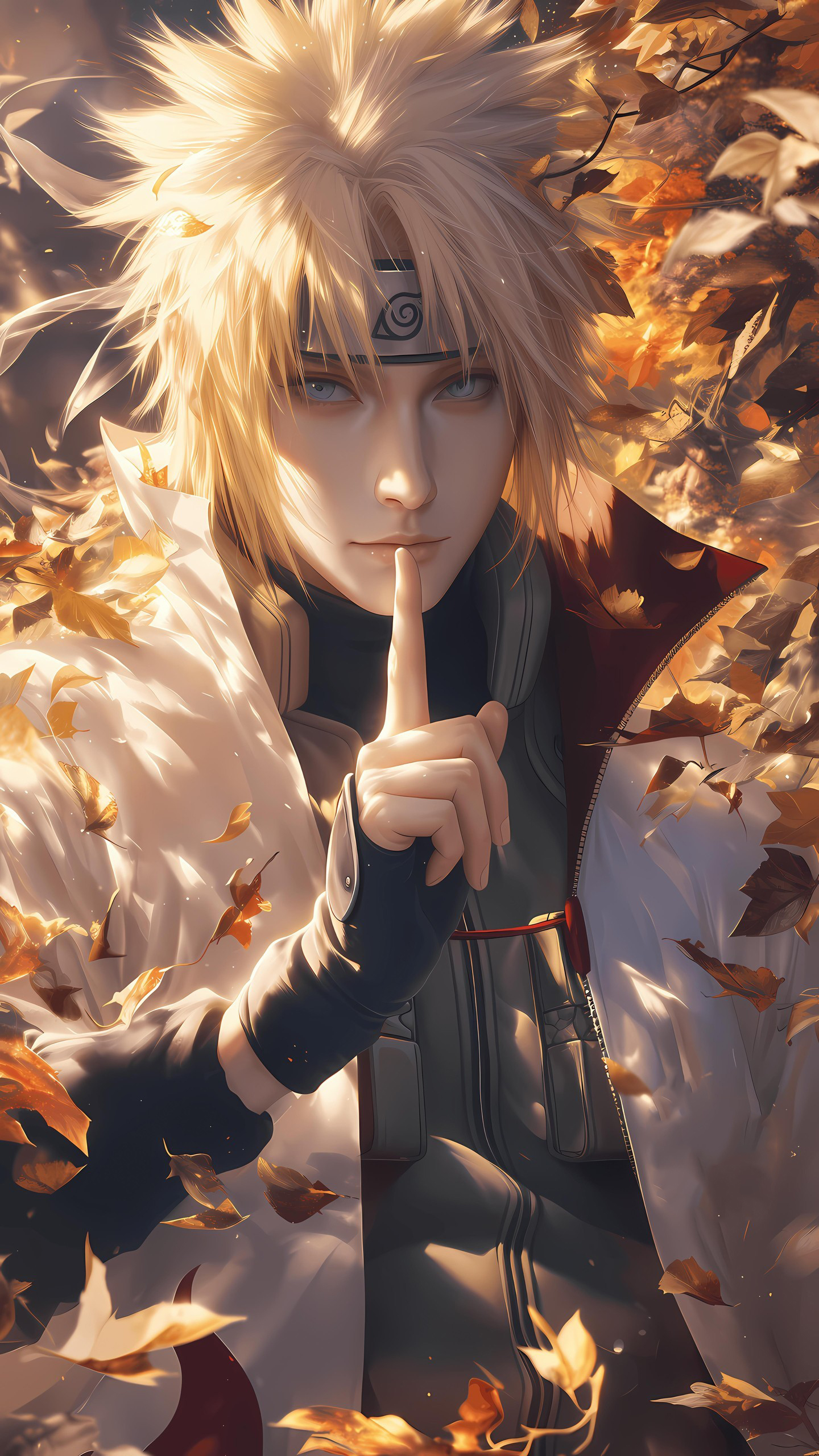 Naruto Anime Wallpaper - Minato Namikaze 手机壁纸