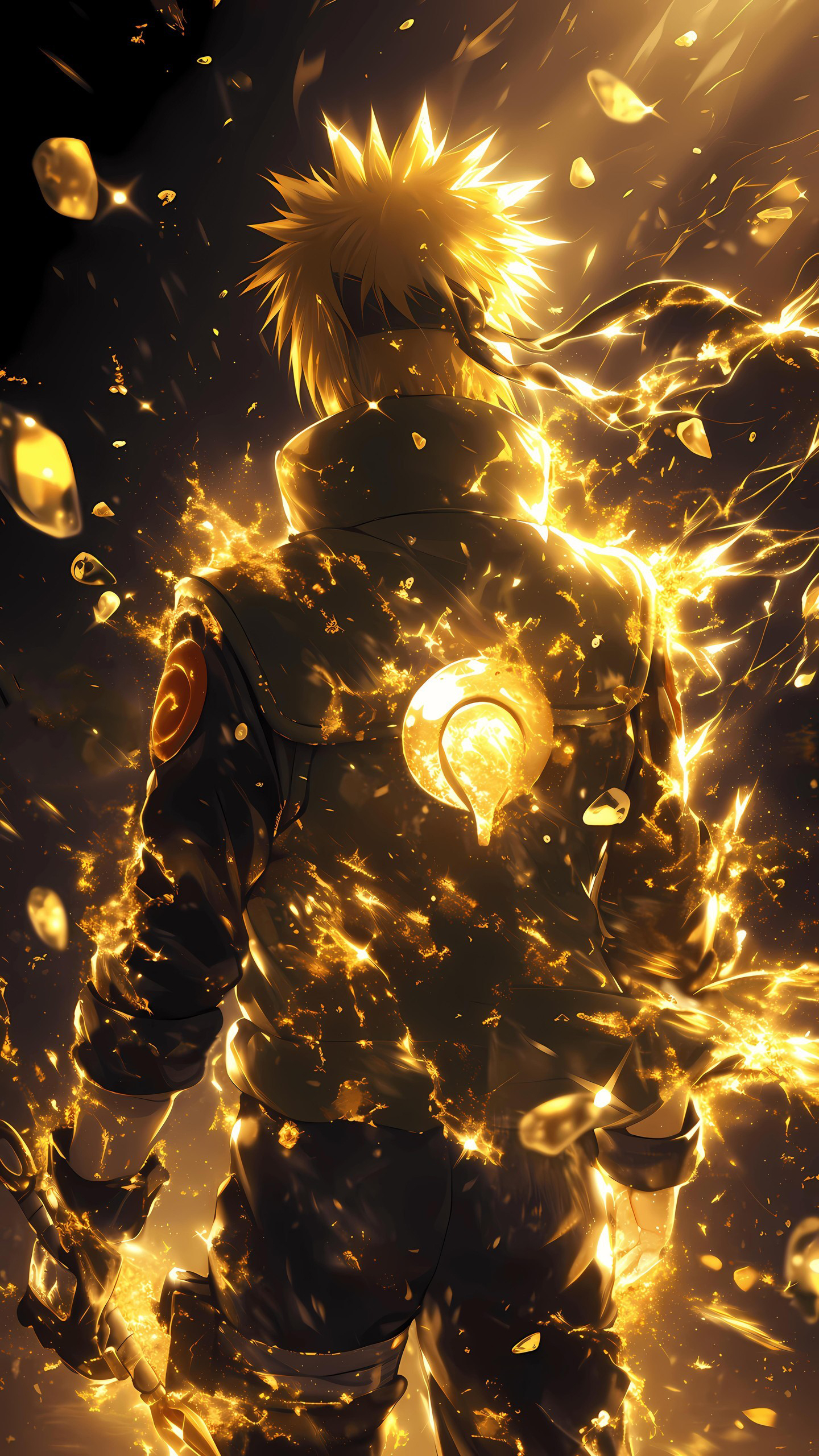 Naruto Anime Wallpaper - Minato Namikaze 手机壁纸