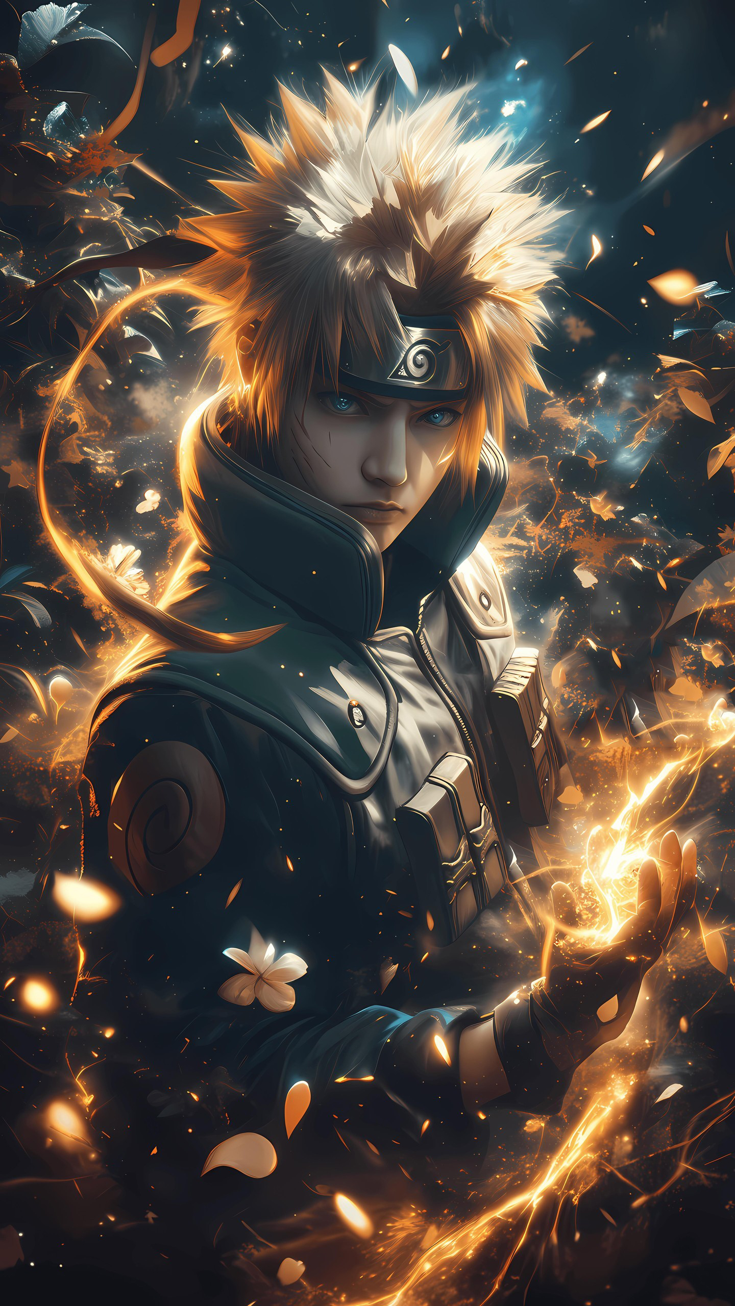 Naruto Anime Wallpaper - Minato Namikaze 手机壁纸