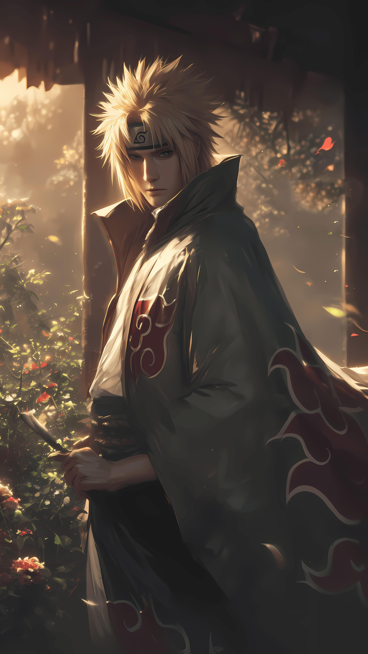 Naruto Anime Wallpaper - Minato Namikaze 手机壁纸