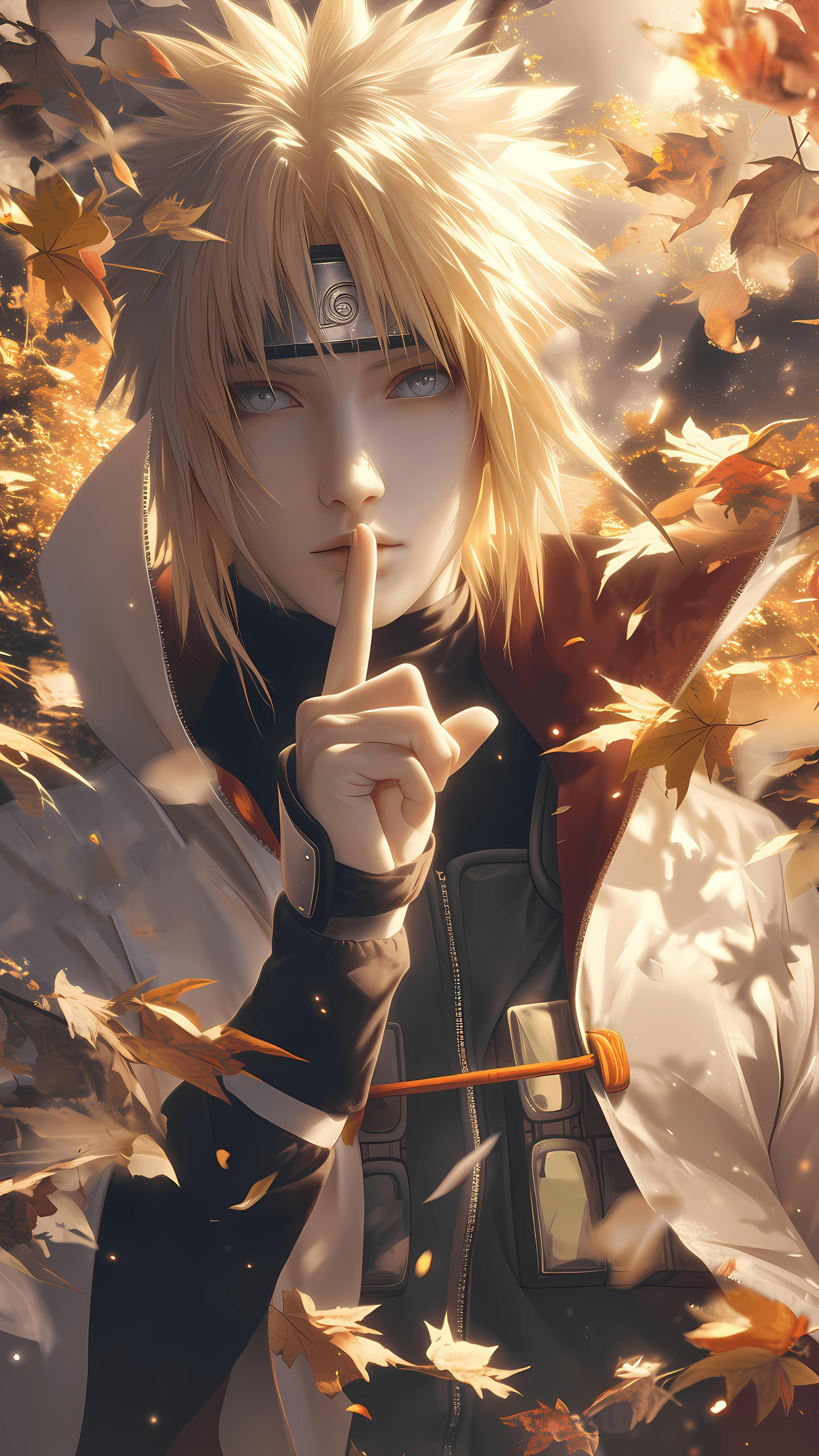 Naruto Anime Wallpaper - Minato Namikaze 手机壁纸