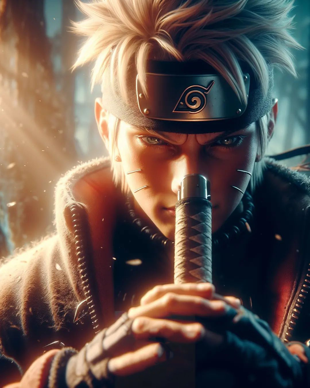 Naruto Anime Wallpaper - Minato Namikaze 手机壁纸