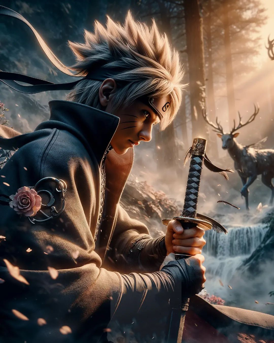 Naruto Anime Wallpaper - Minato Namikaze 手机壁纸